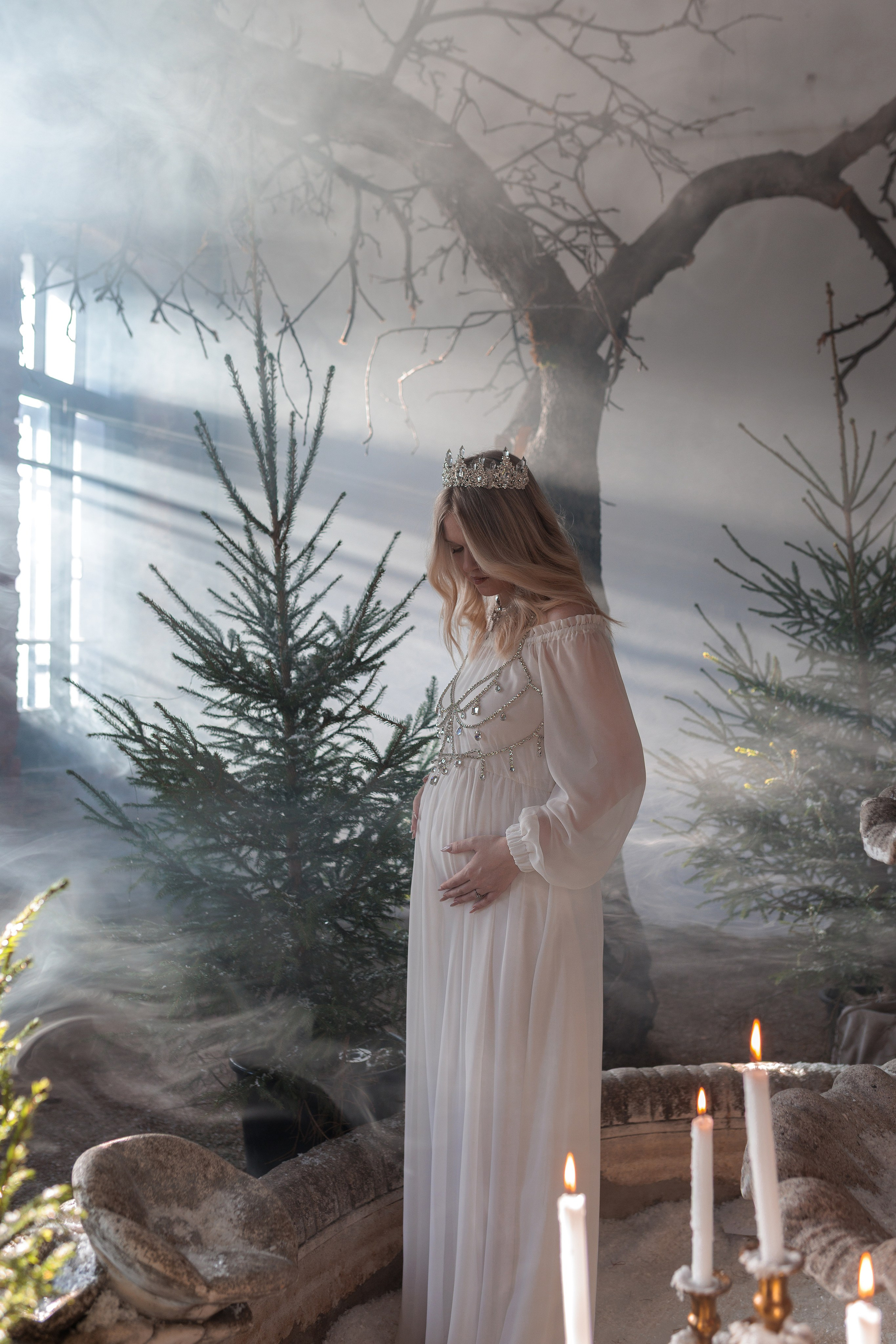 Украшение на грудь 'Crystal'. Лиза Бродская — фотограф в Москве