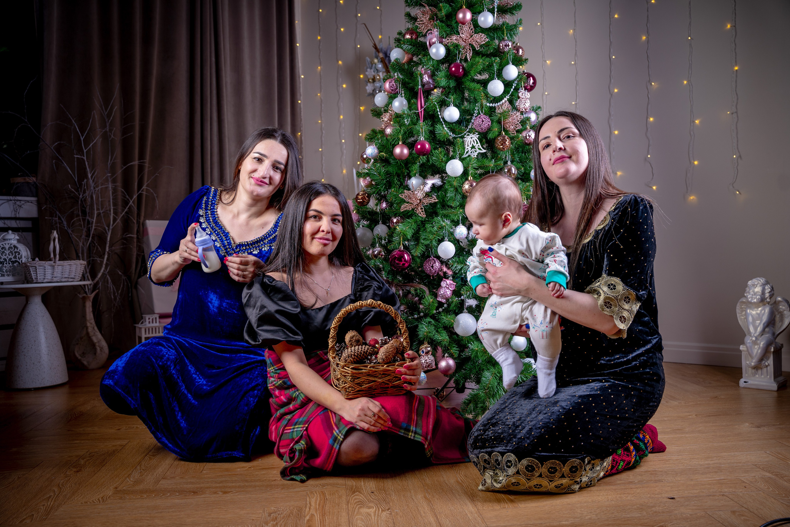Новогодняя семейная фотосессия. Профессиональный фотограф Ковалева Олеся