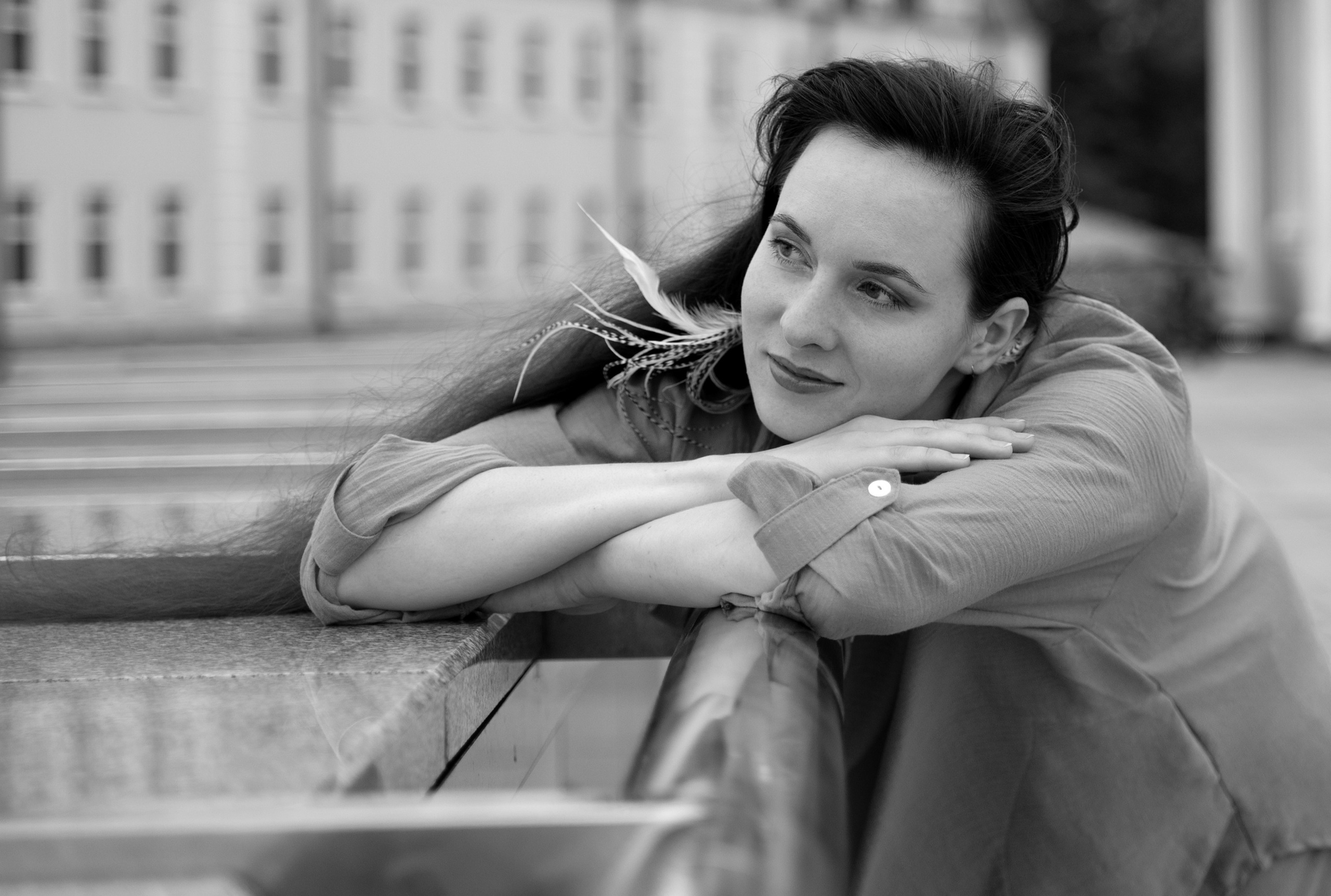 Фотосессия на улице в Москве. Портретный фотограф в Москве Казьмина Олеся