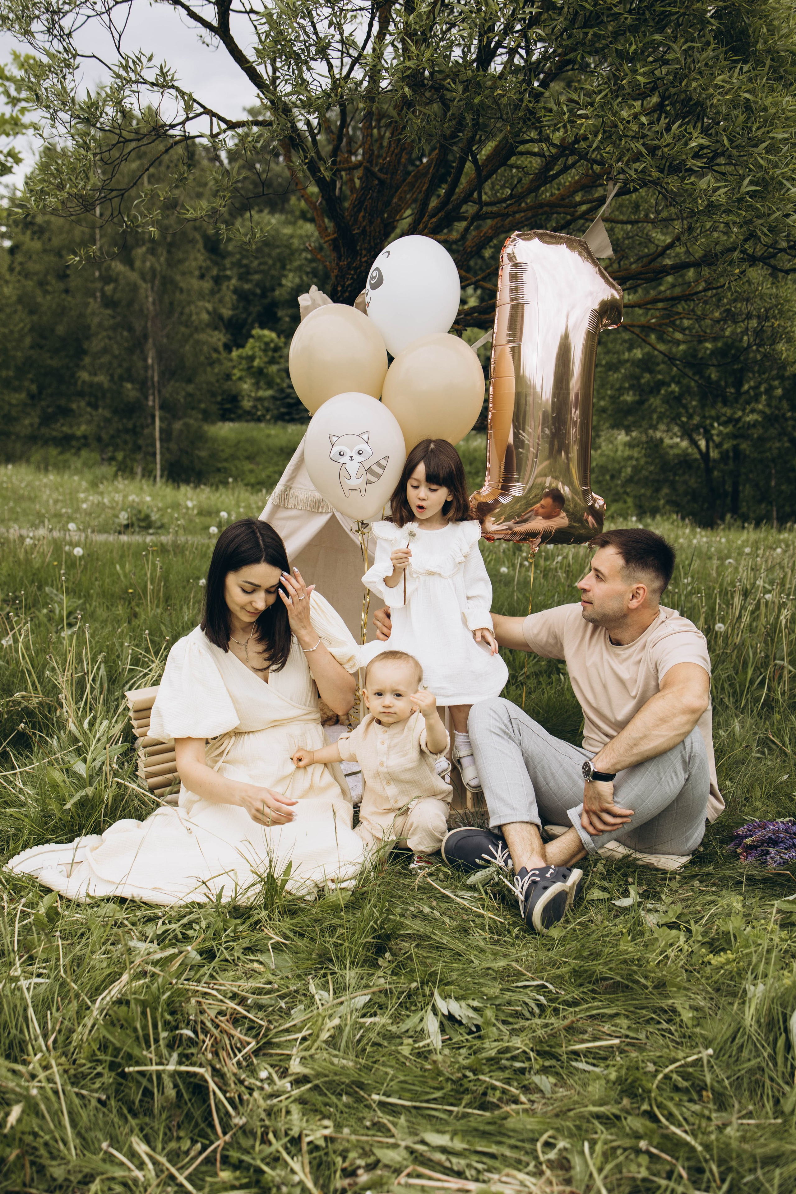 Маша, Женя, Ариана и Мирон. Семейный фотограф в Москве Виктория Ястребинская