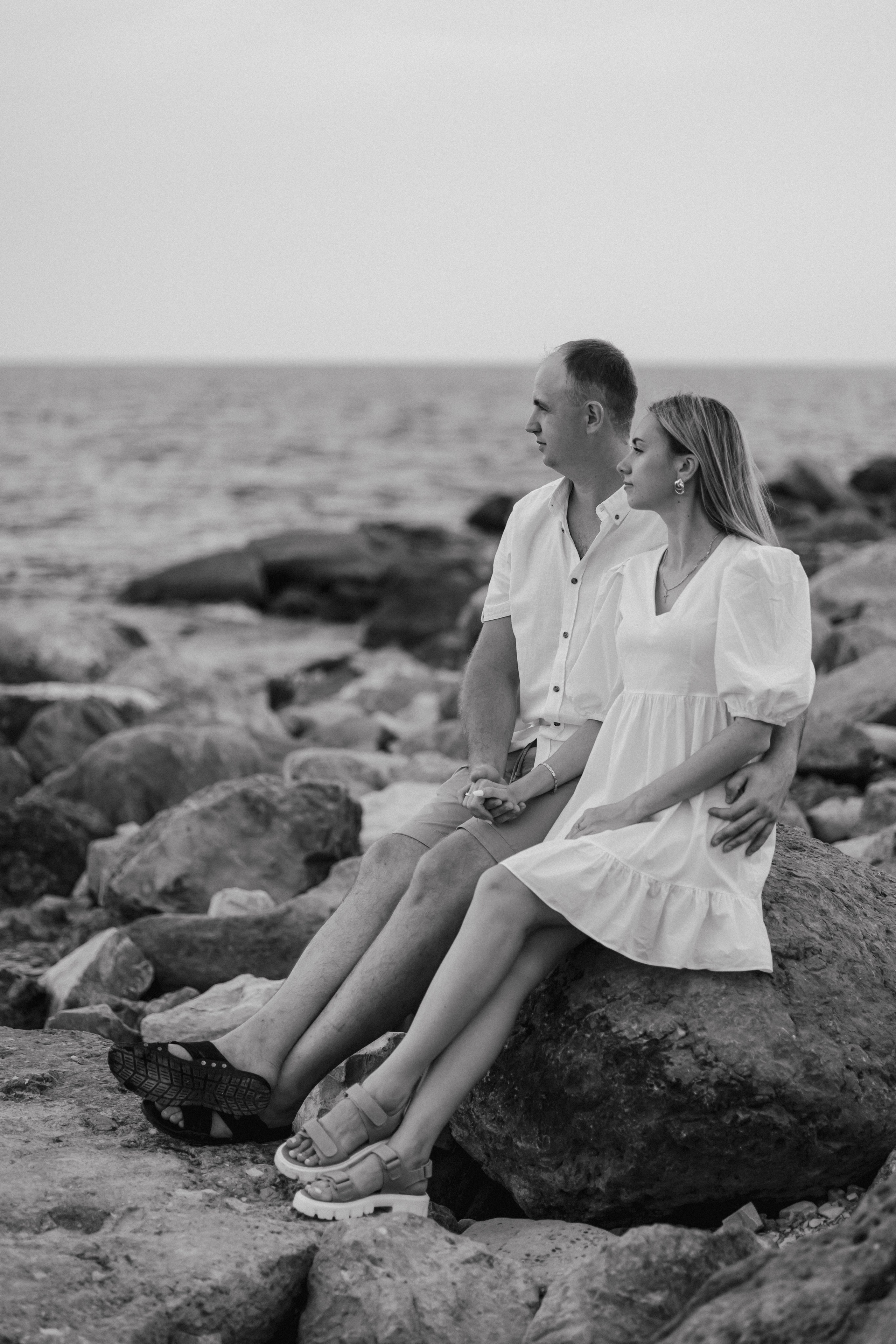 Лавстори на берегу моря. Семейный и портретный фотограф в Геленджике Любовь Бодрова