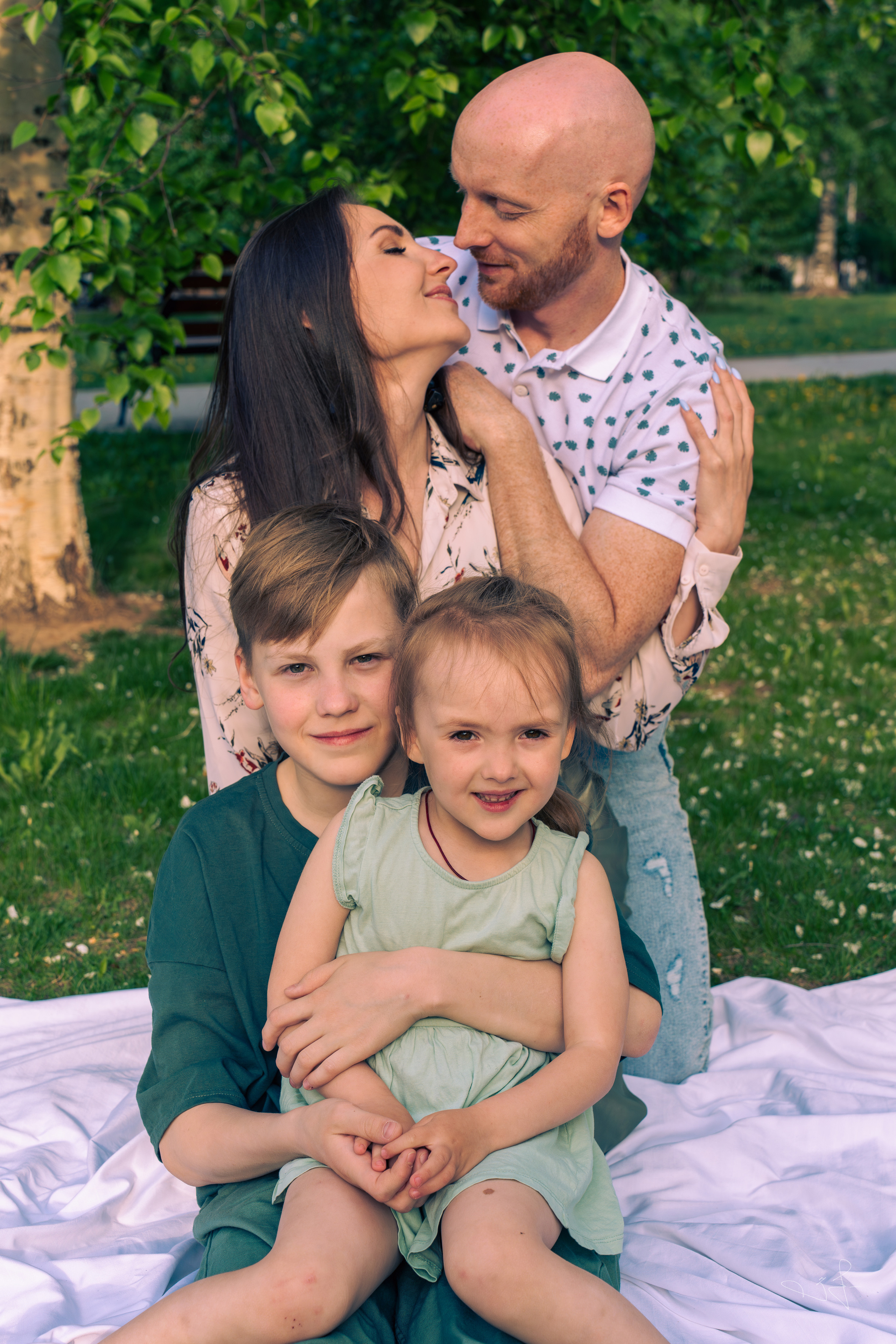 Семейная фотосессия с семьей Угольниковых. Фотограф Яна Снежная г. Пермь