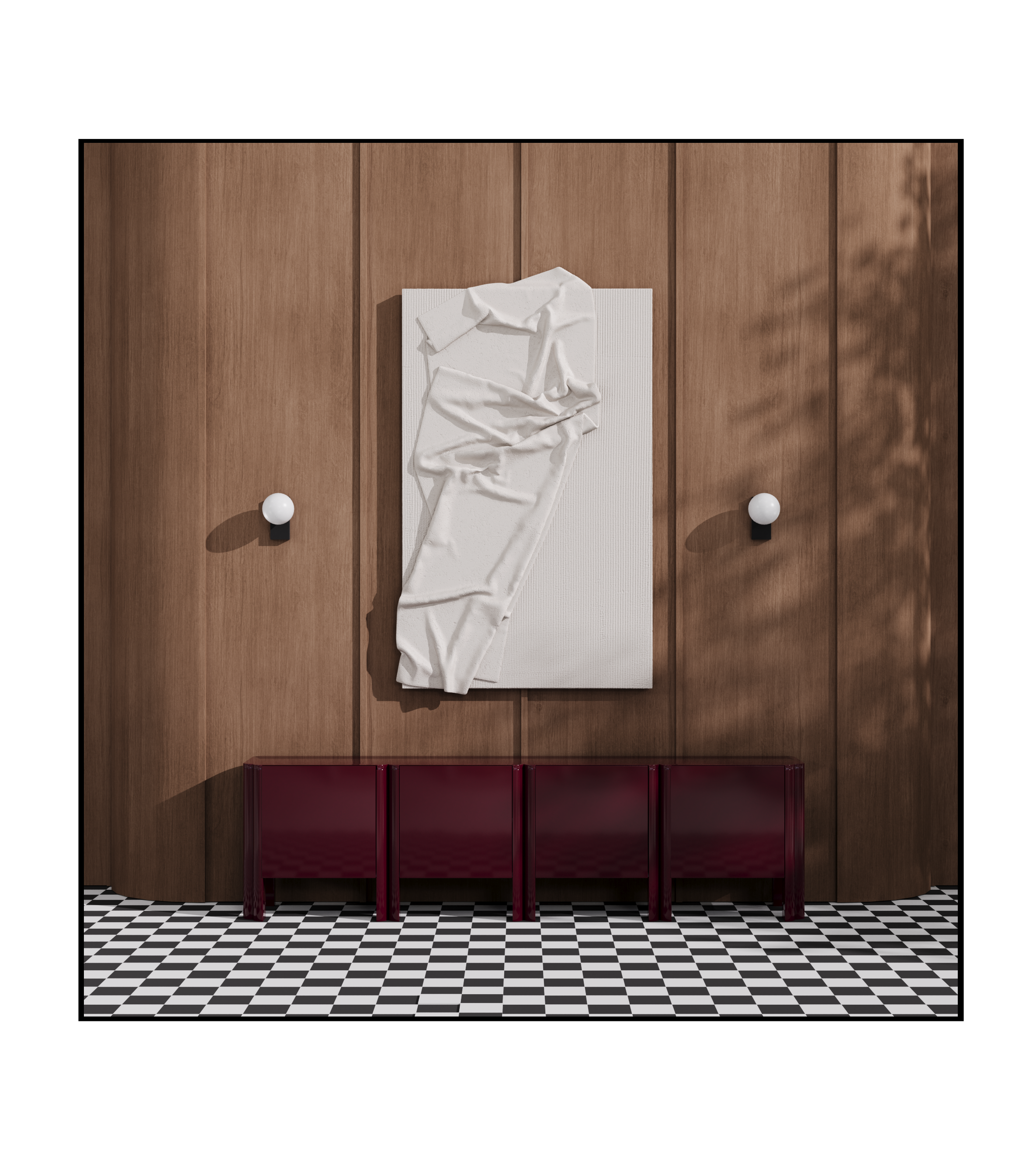 Тумба-консоль | Дизайн-бюро SHAKUROV. 3d визуализатор интерьеров