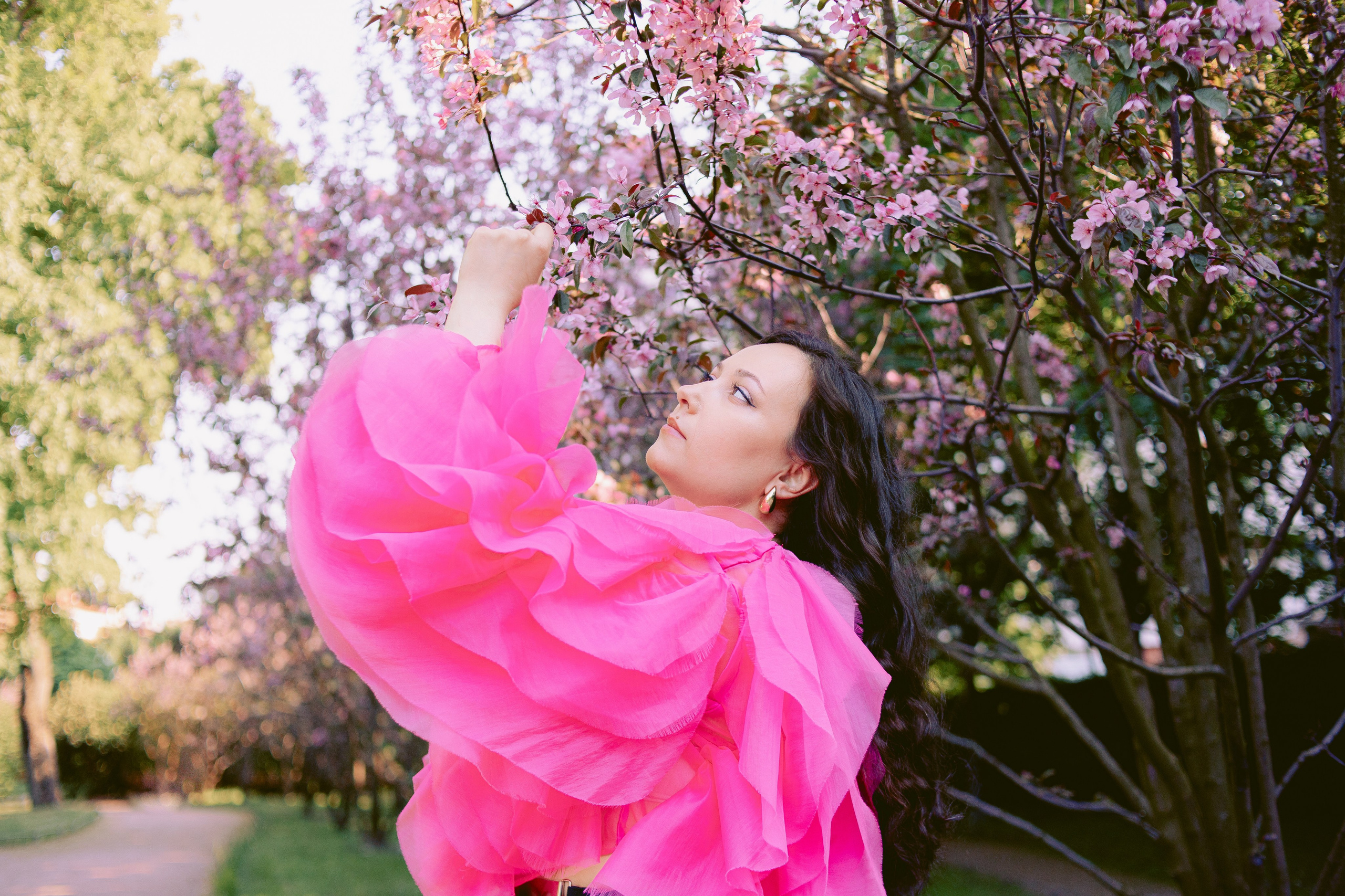 Фотосессия в Польском саду, цветение калины, сирени. Фотограф в Санкт-Петербурге, Анна Скворцова