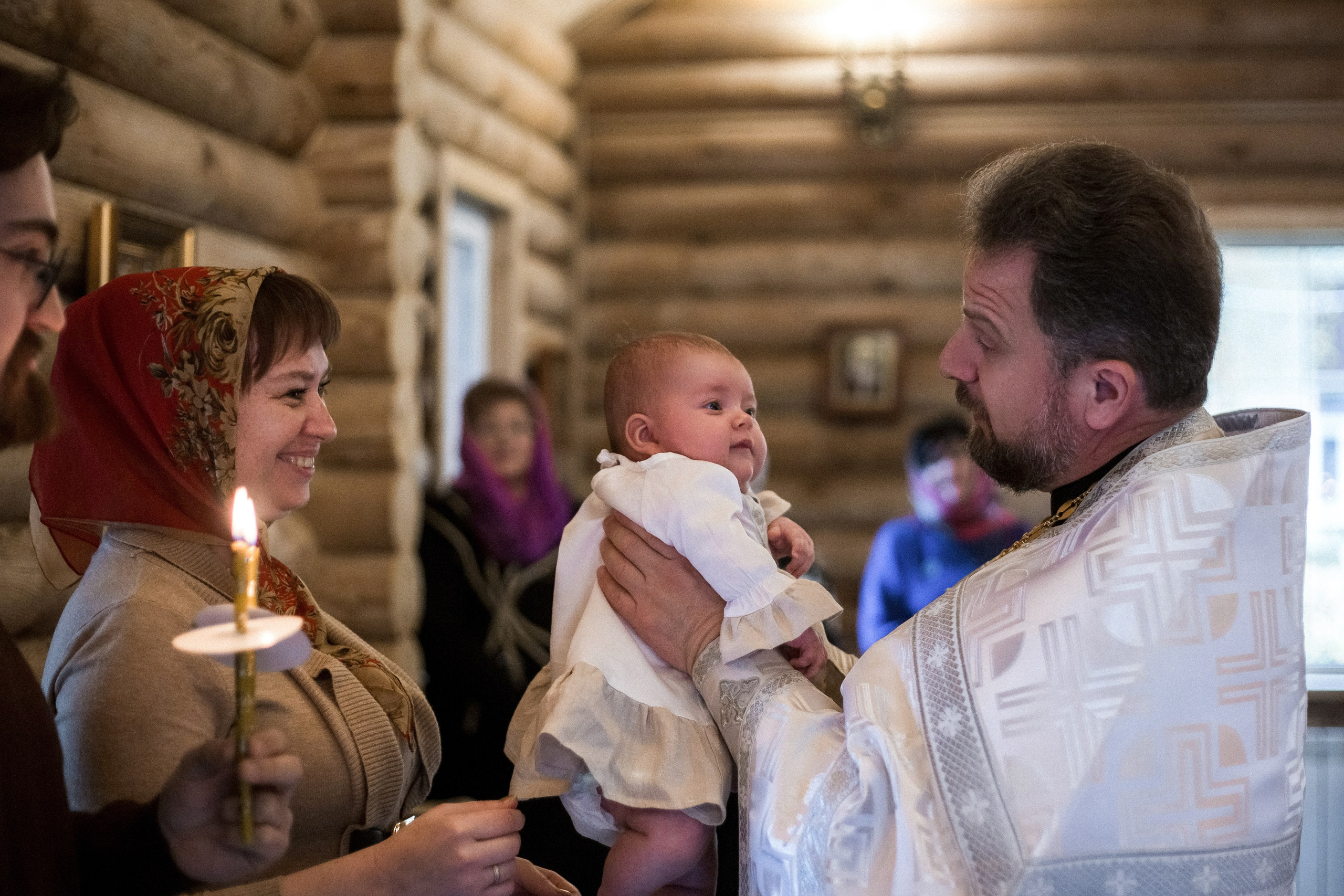 Таинство Крещения Ксении. Портретный, семейный, свадебный фотограф в Брянске Маргарита Василькова