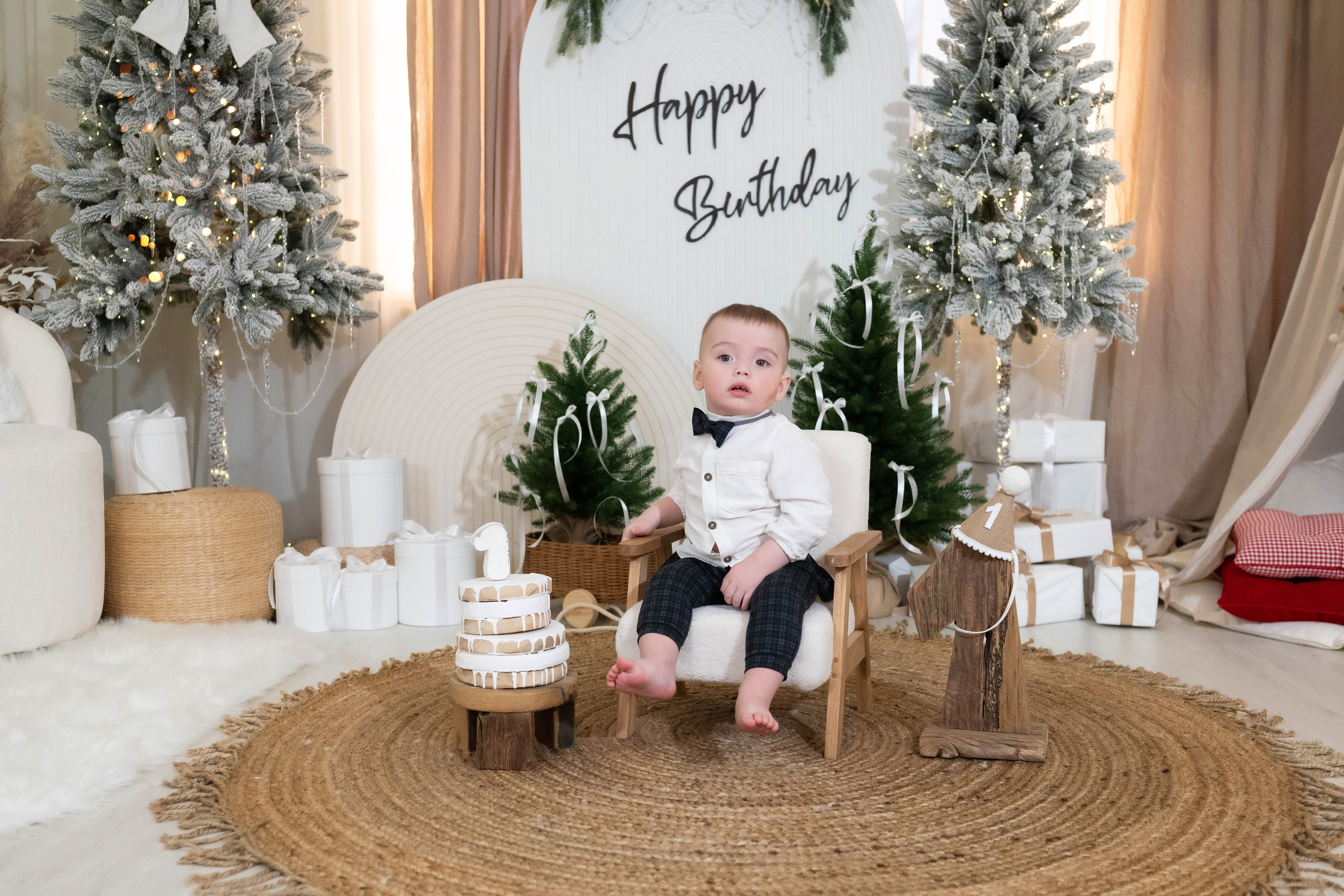 Мой Первый Годик. Роман. Семейный и детский фотограф в Красноярске Мила Черкасова