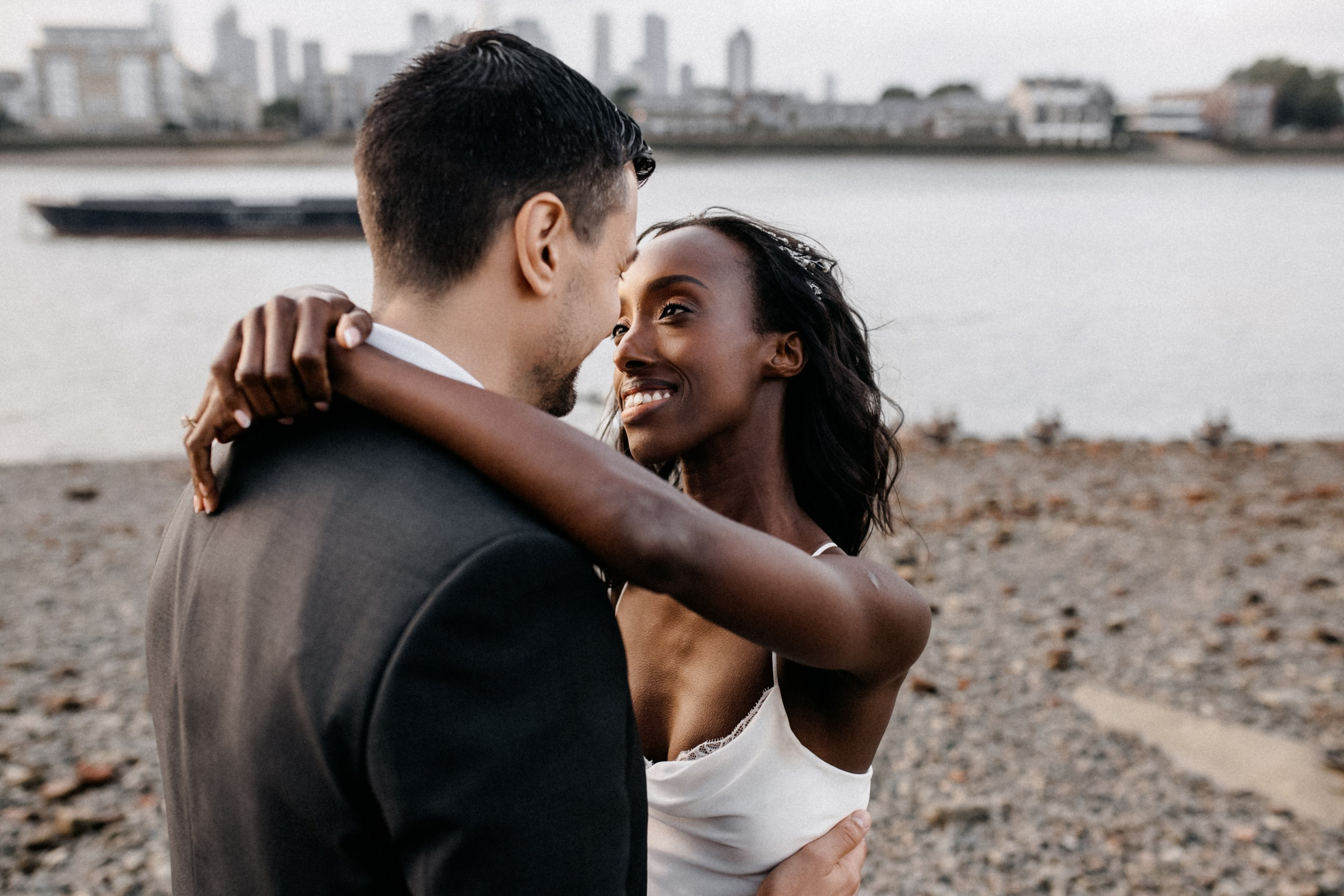 Denise & Tobias at The Old Brewery, Greenwich. Moments Catchers — Wedding Photography & Video Duo in London
