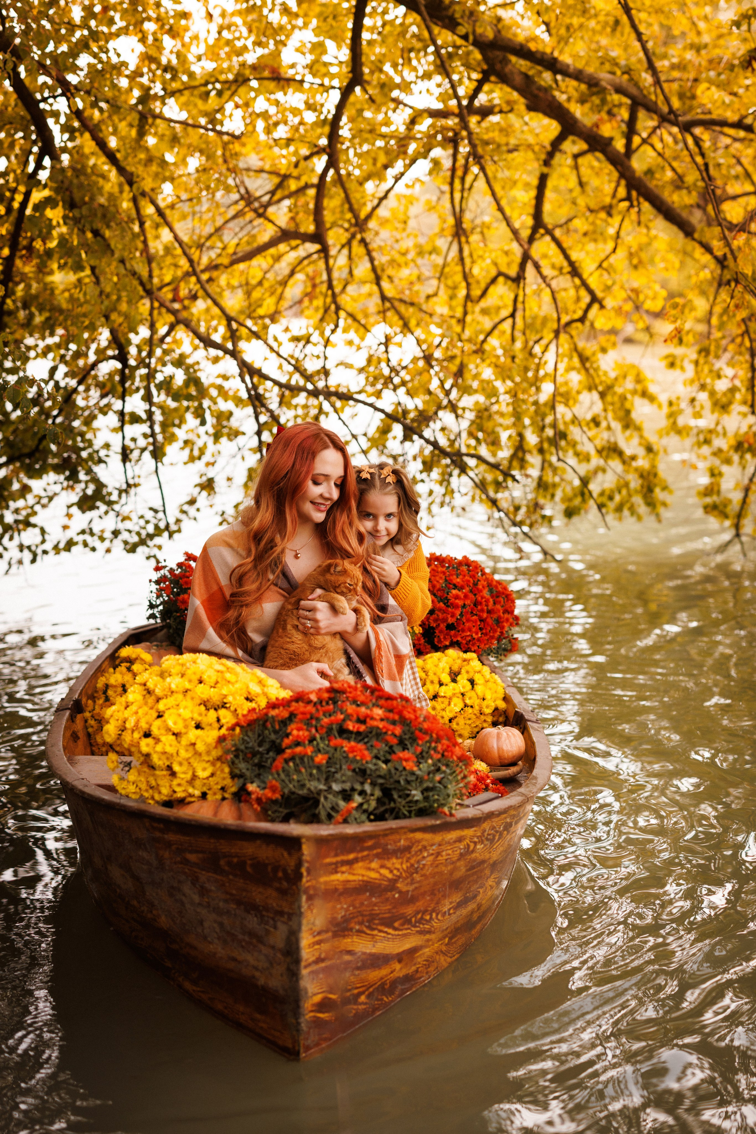 ЛОДКА, осень. Семейный и детский фотограф в Краснодаре Анна Трашкова