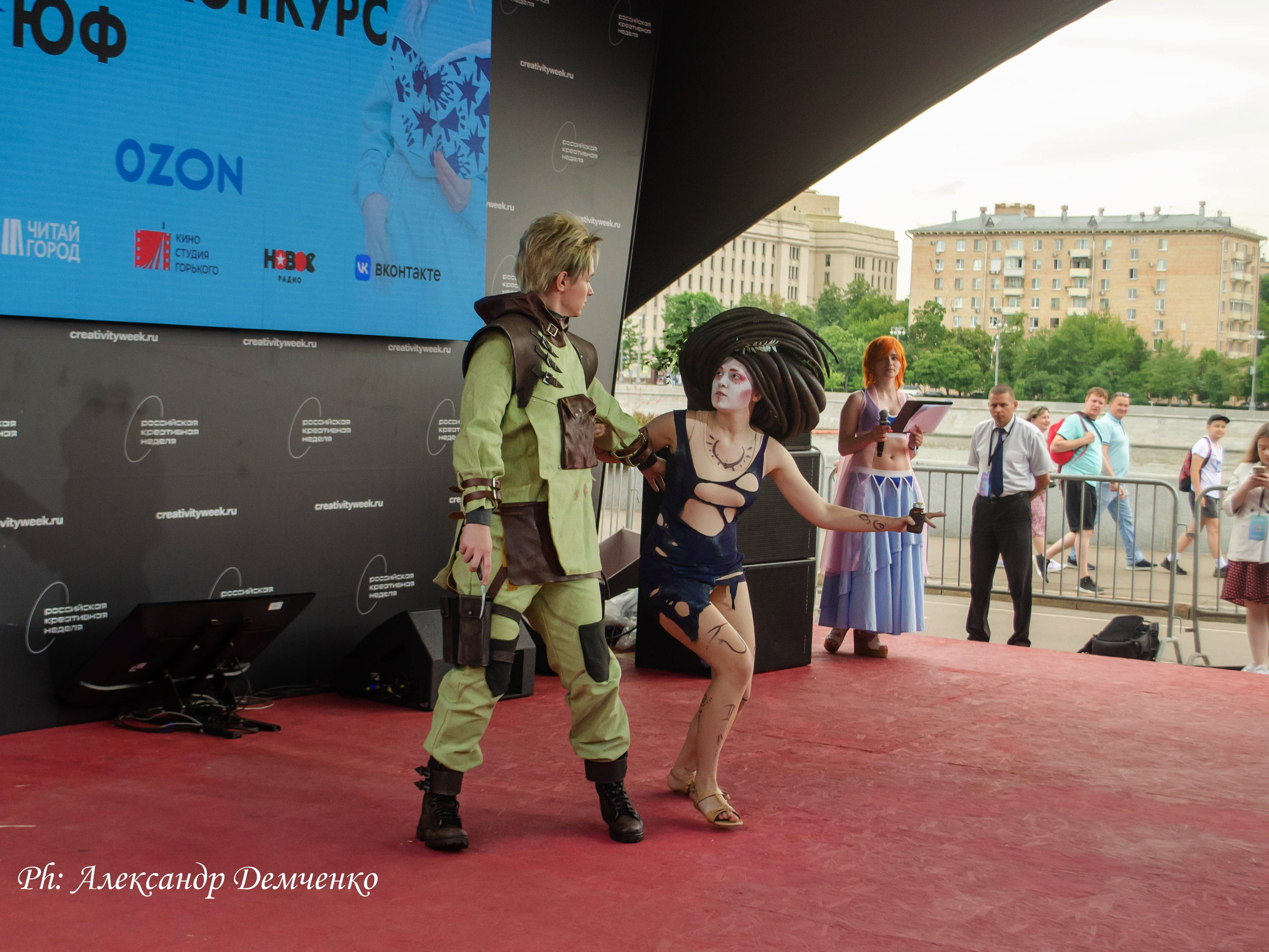 Фотосессия сцены в Москве на разных репортажных мероприятий