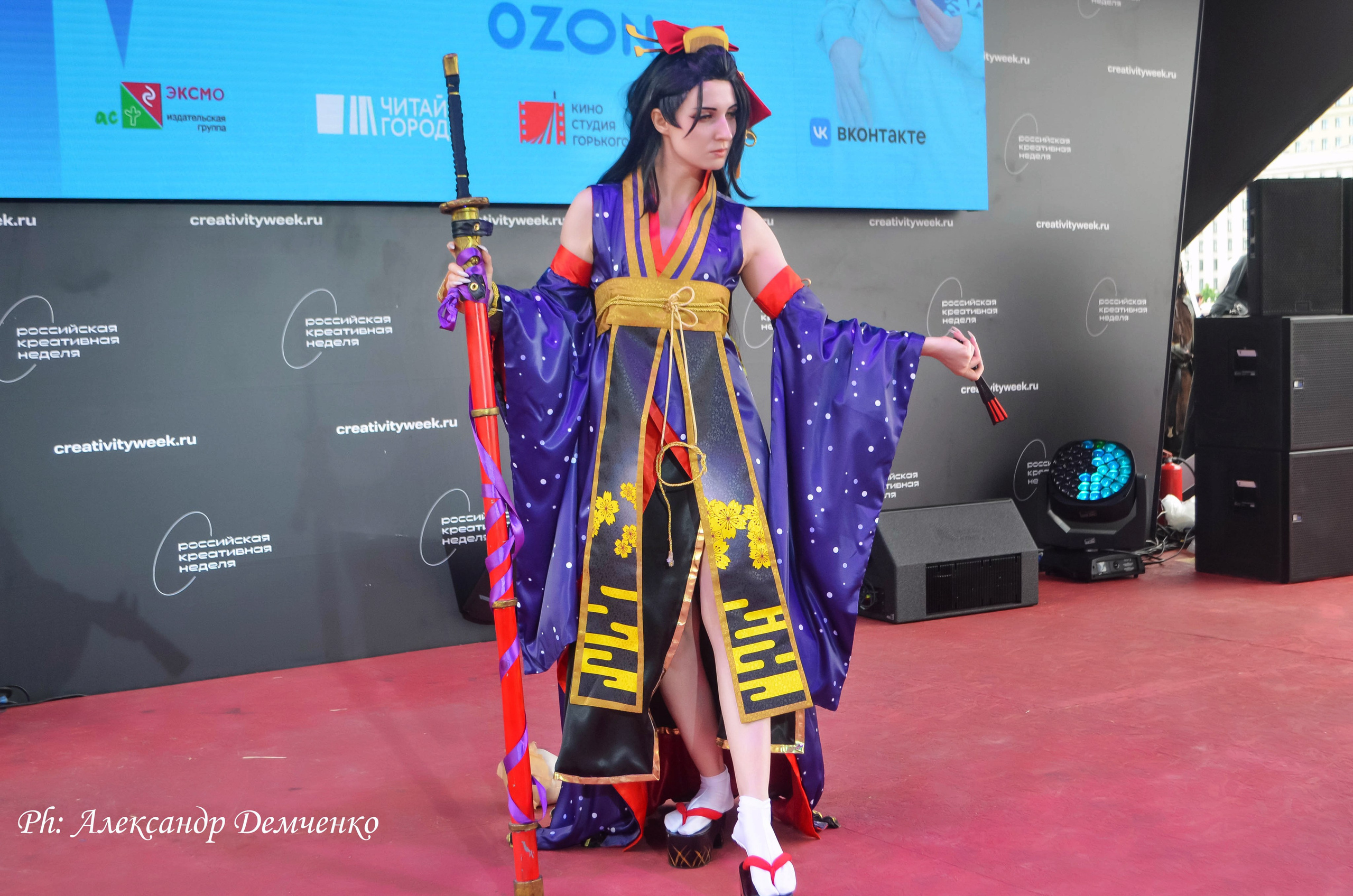 Фотосессия сцены в Москве на разных репортажных мероприятий