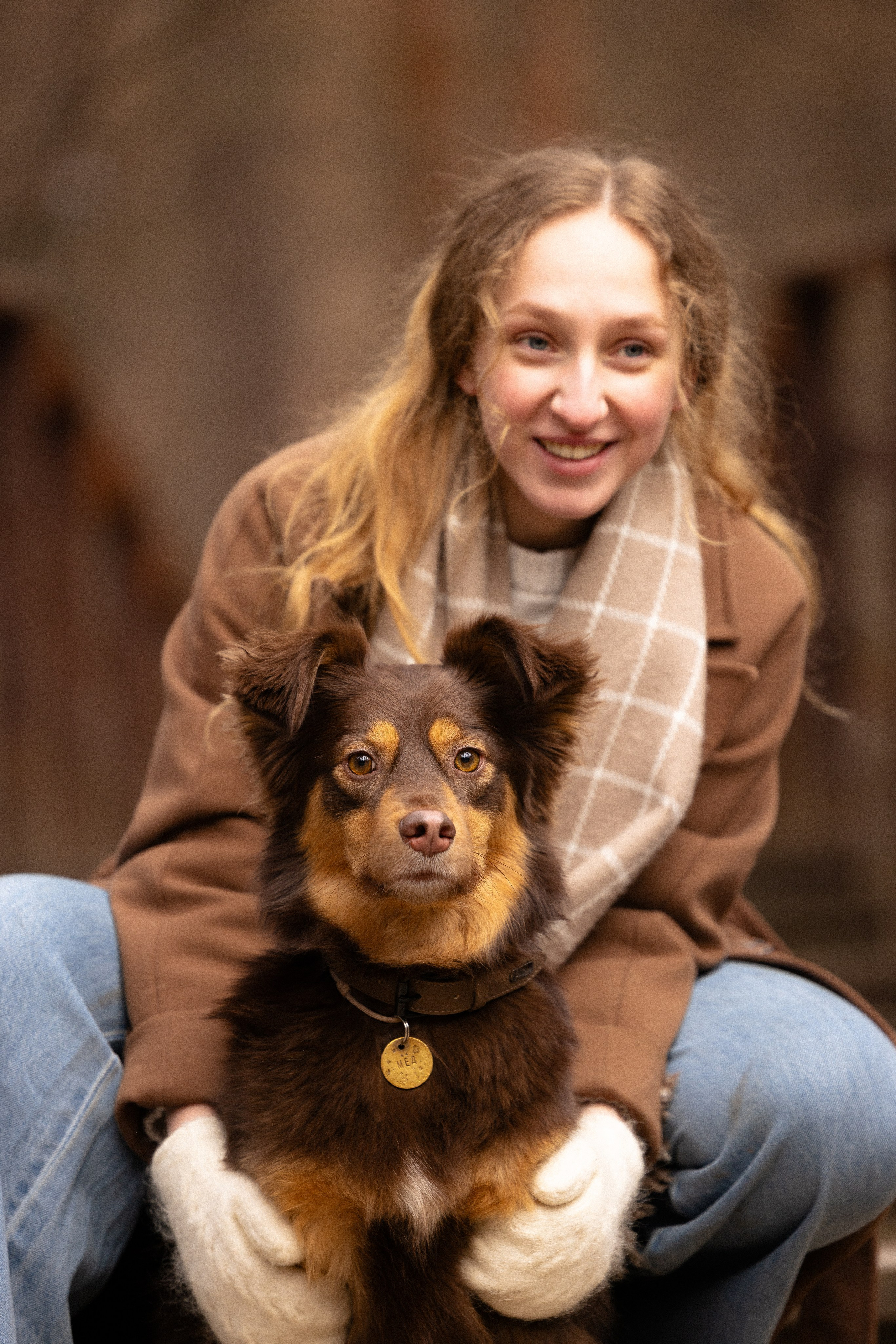 Катя и Мёд. Фотограф и видеограф анималист Аганина Дарья