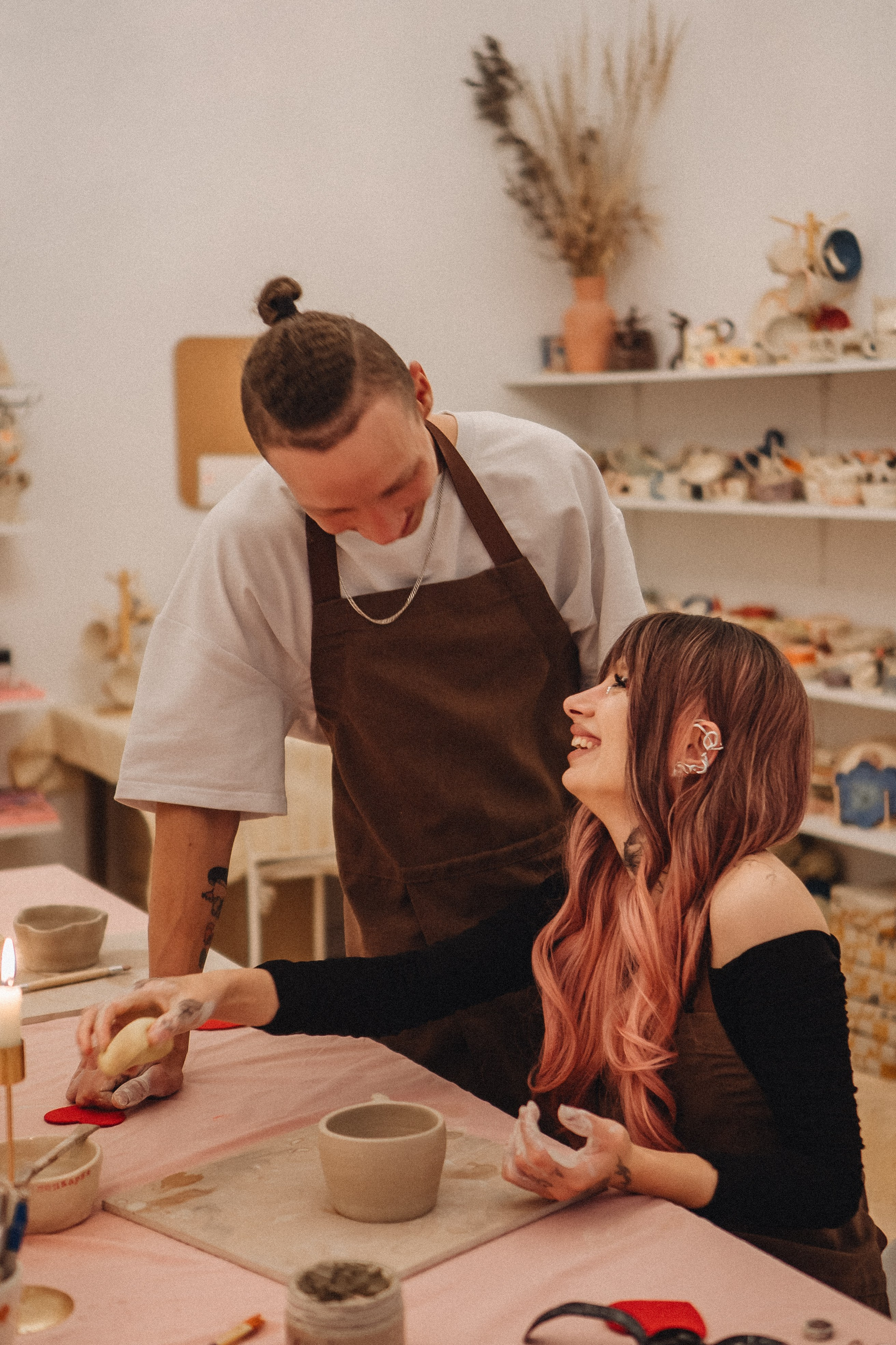 СВИДАНИЕ В ГОНЧАРНОЙ МАСТЕРСКОЙ. Профессиональный фотограф, Санкт-Петербург — Виктория Богомолова