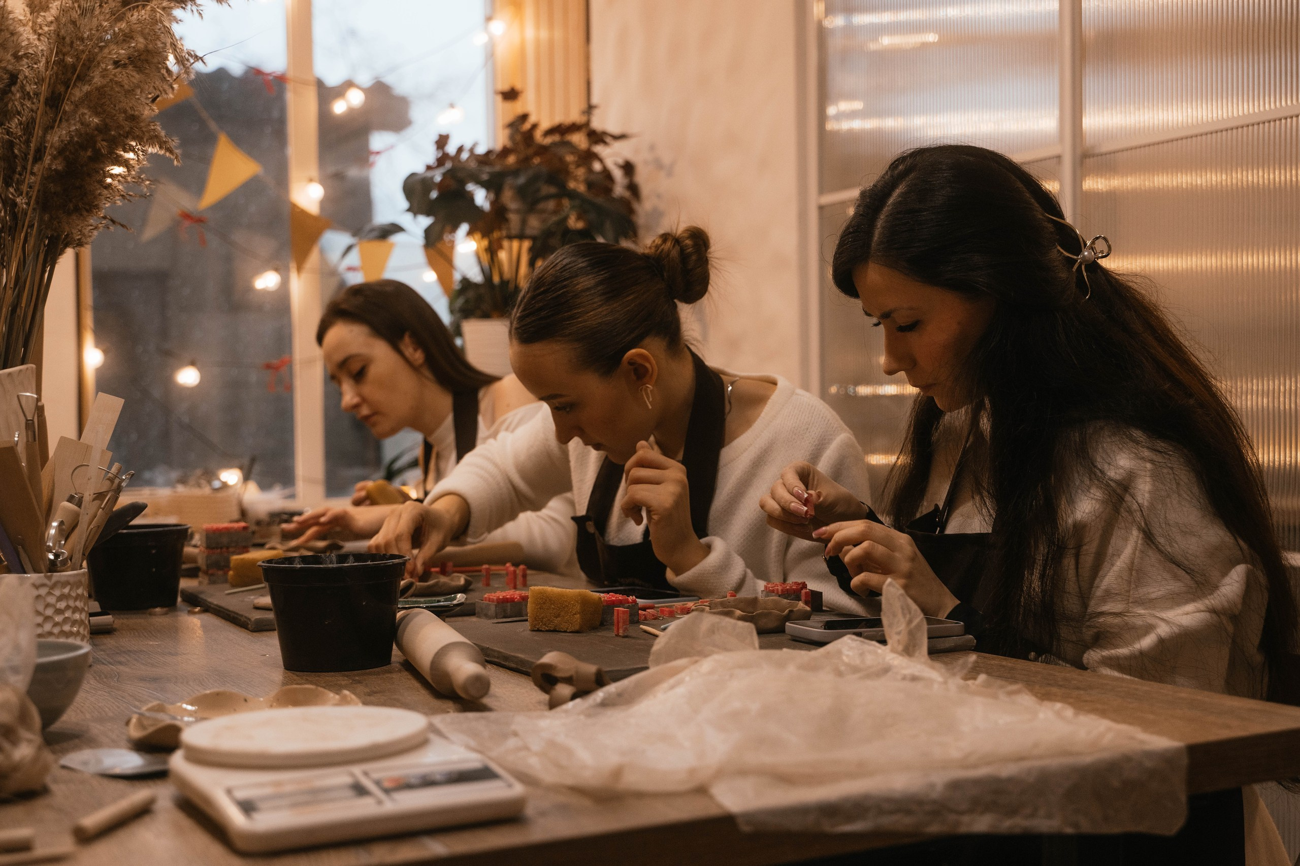 День рождения в гончарной мастерской. Свадебный, семейный фотограф в Рязани Лена Брант