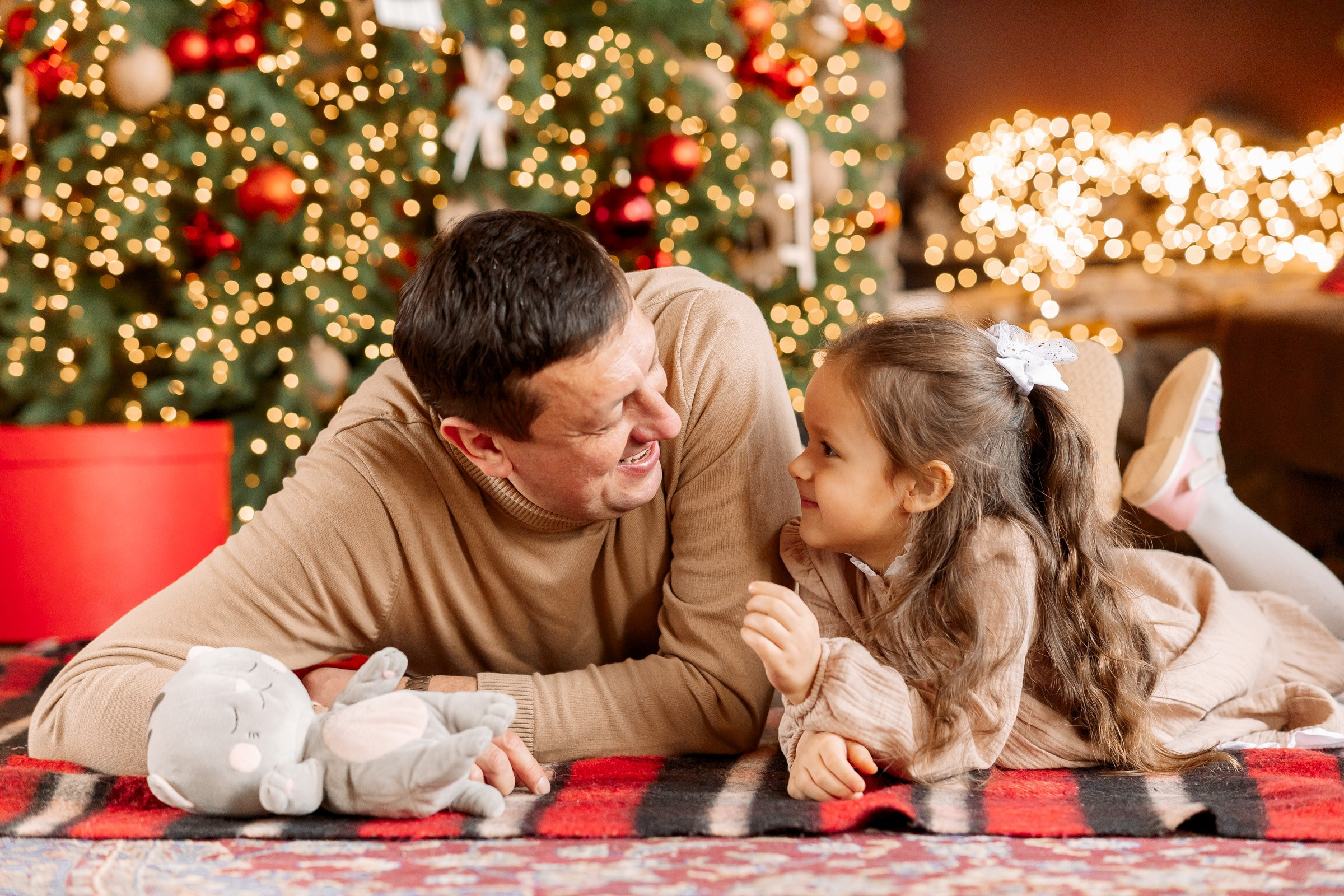 Семейная новогодняя фотосессия. Семейный Фотограф в Москве Евгения Симоненко