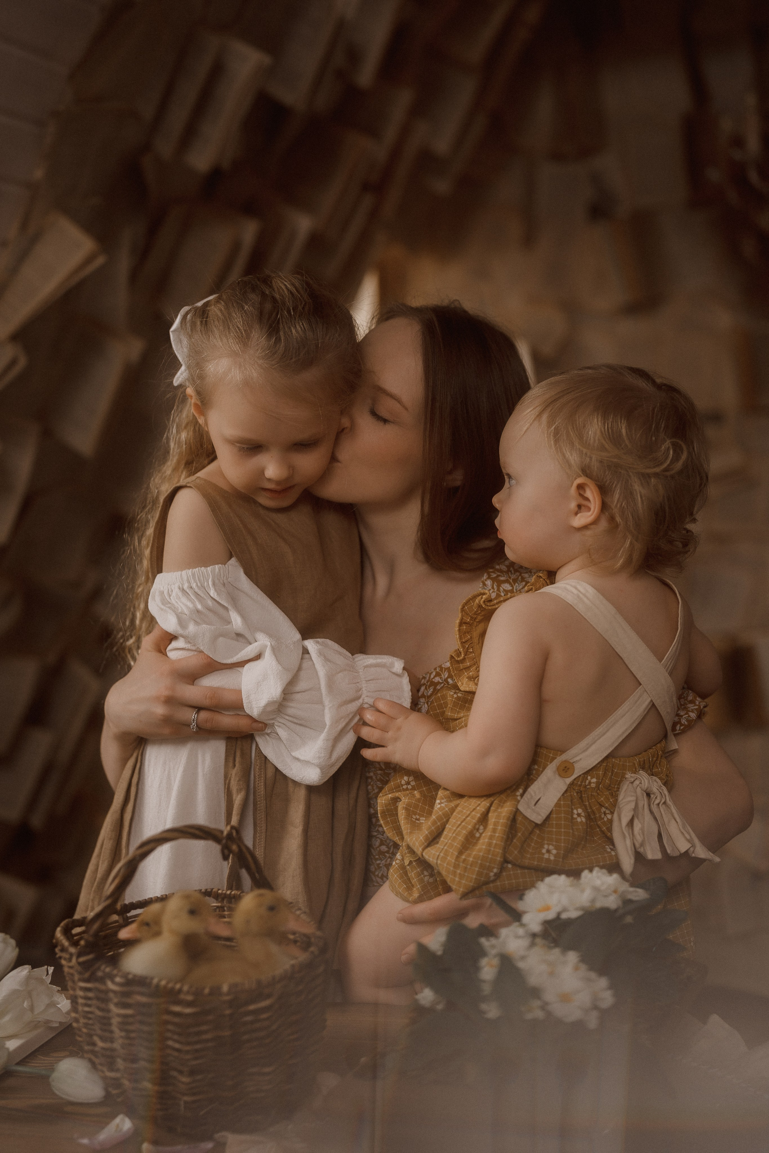 Семейная фотосессия г. Пушкино. Николь, Мия и Александра. Семейный и детский фотограф в Сергиев Посаде, Хотьково Якимчук Любовь