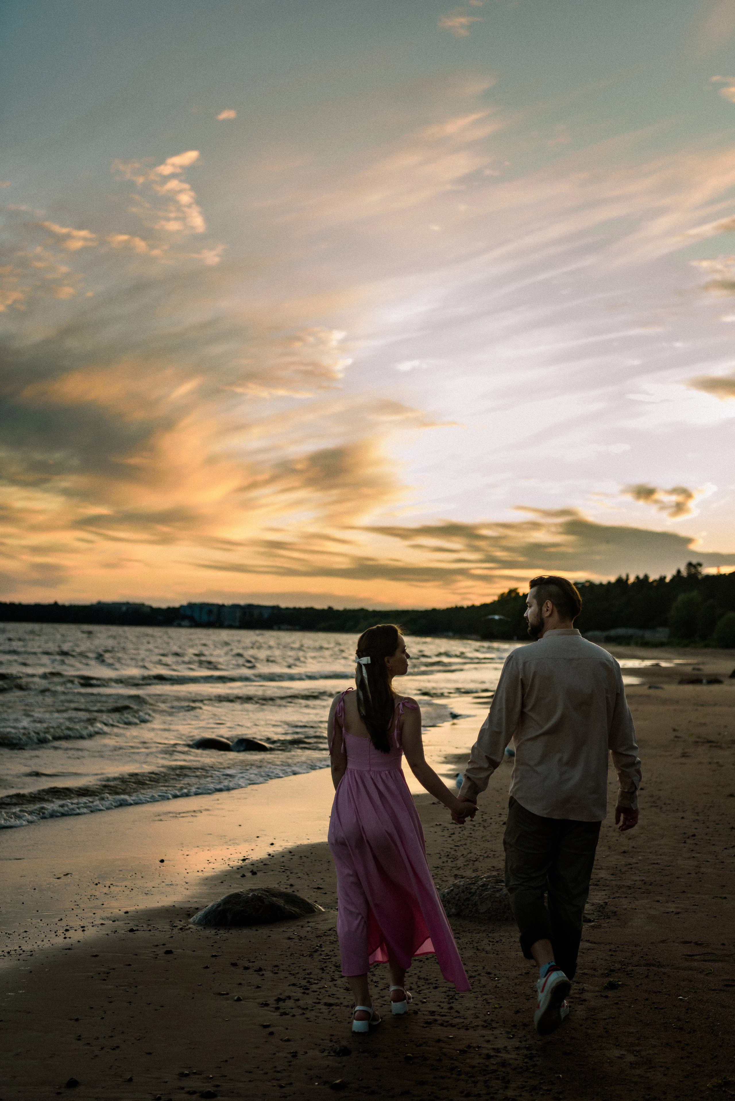Настя и Вова Финский залив. Свадебный фотограф в Санкт-Петербурге София Шубик