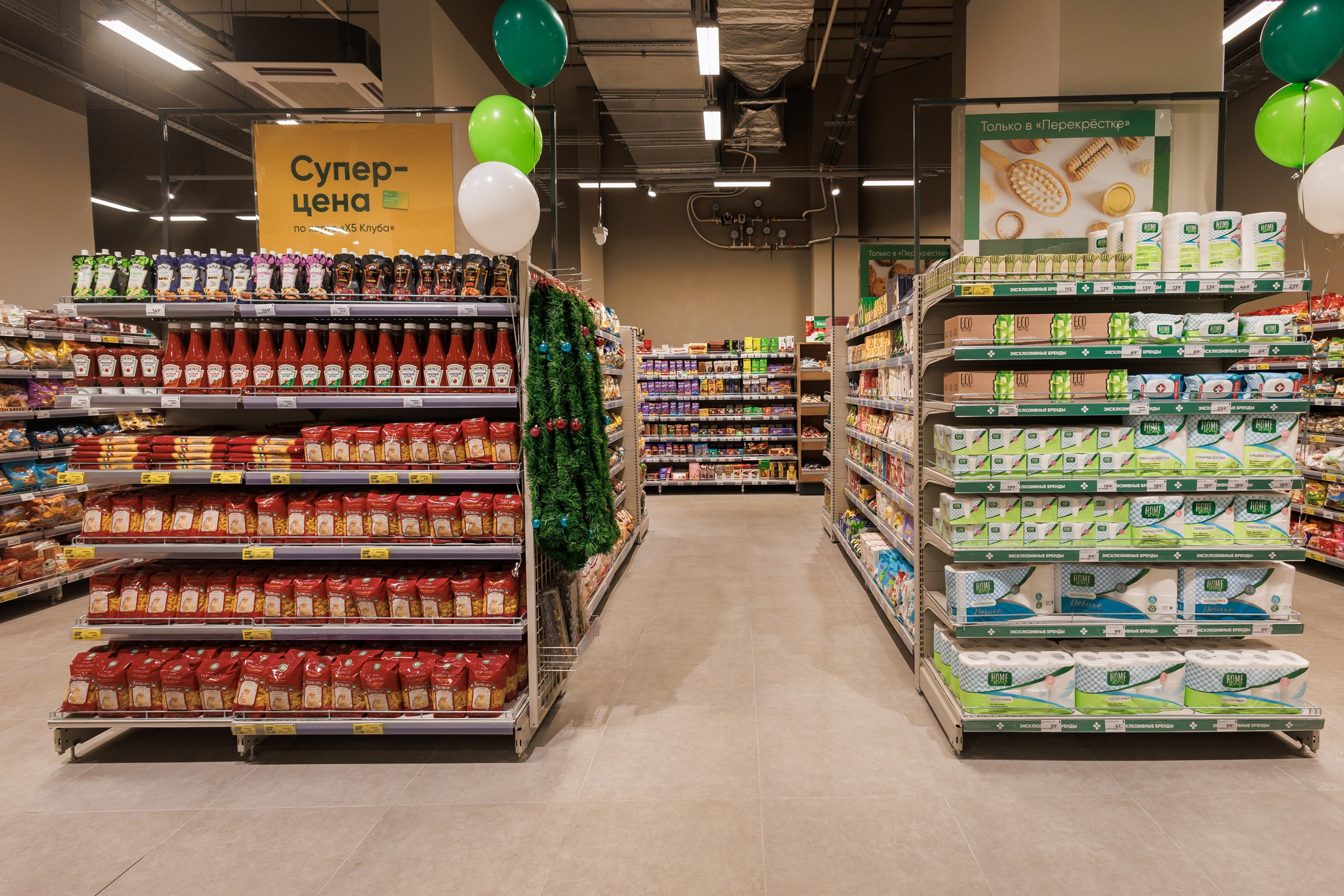 Интерьерная съемка магазина «Перекресток»