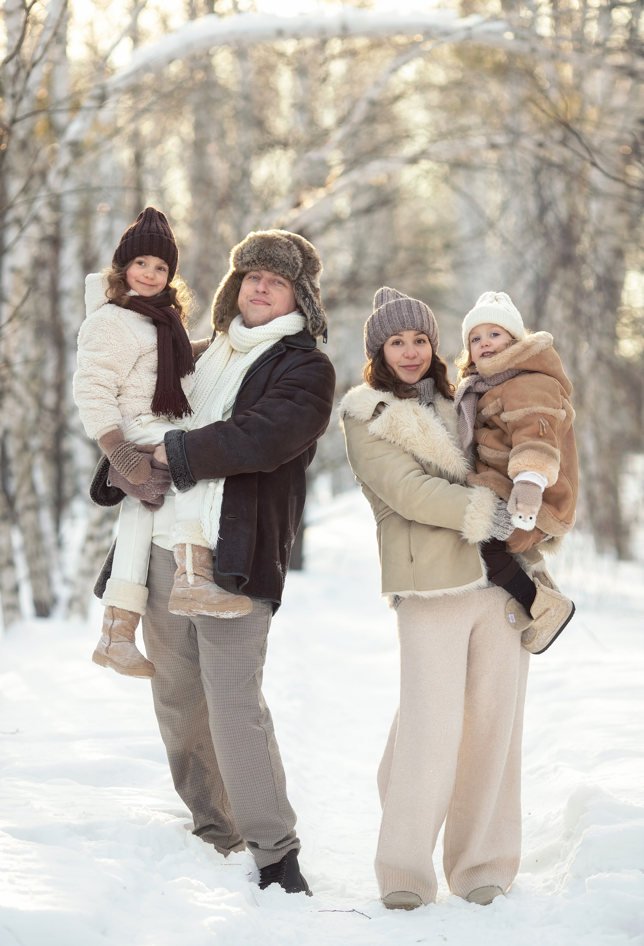 Воркшоп «В зимнем лесу». Семейный и детский фотограф в Саратове Полина Коткина