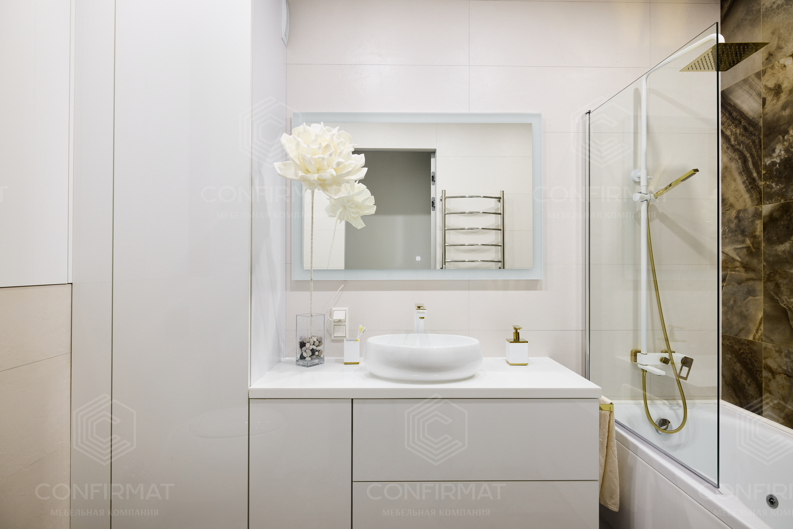 Мебель на заказ для ванной комнаты , мебель на заказ су, мебель конфирмат 
