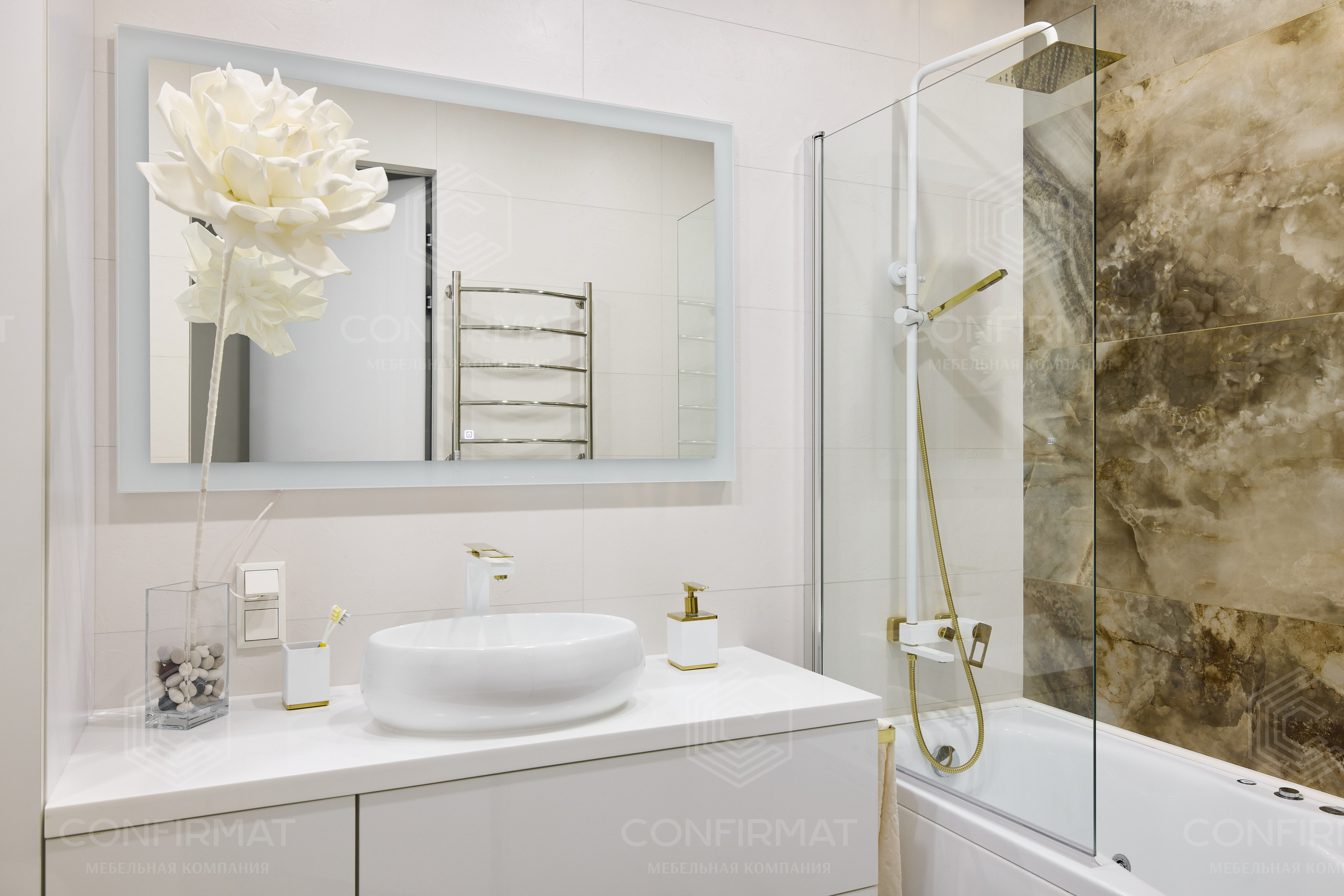 Мебель на заказ для ванной комнаты , мебель на заказ су, мебель конфирмат 