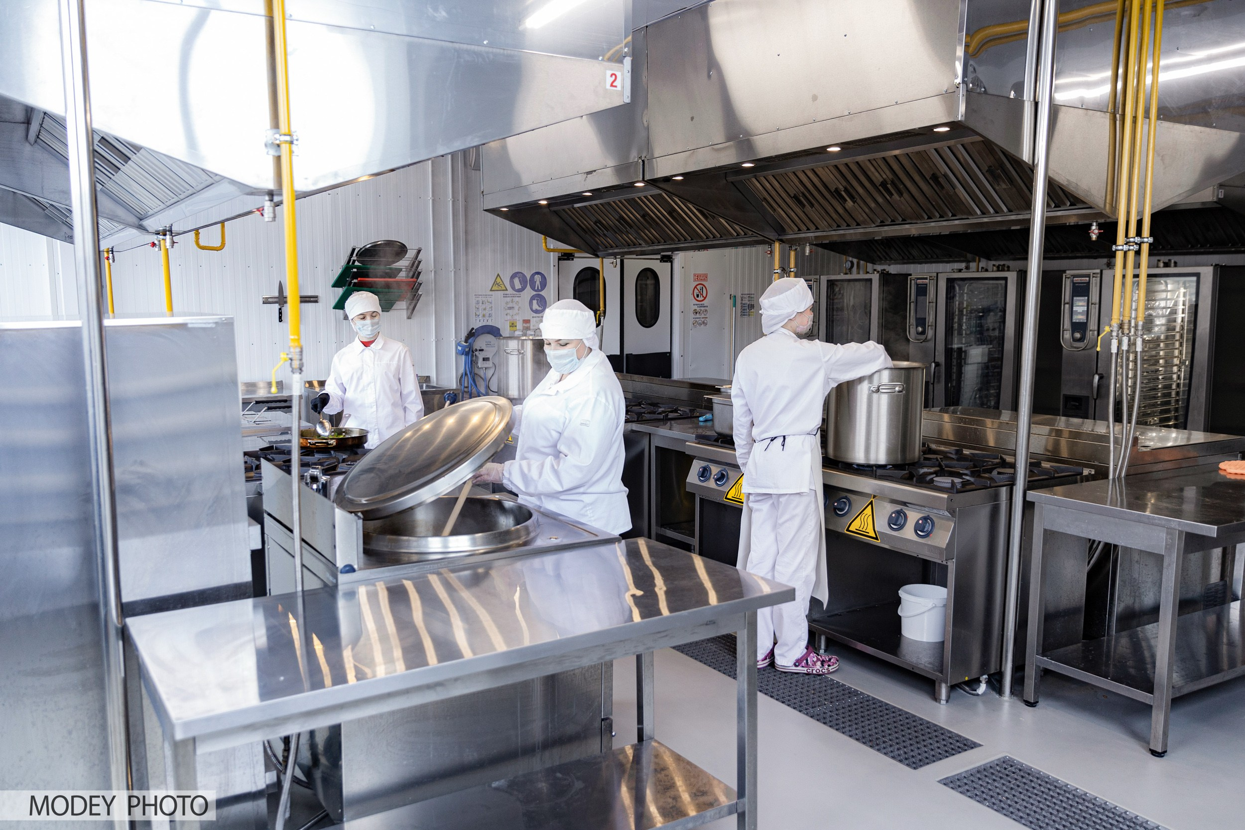 Производственный процесс пищевого цеха