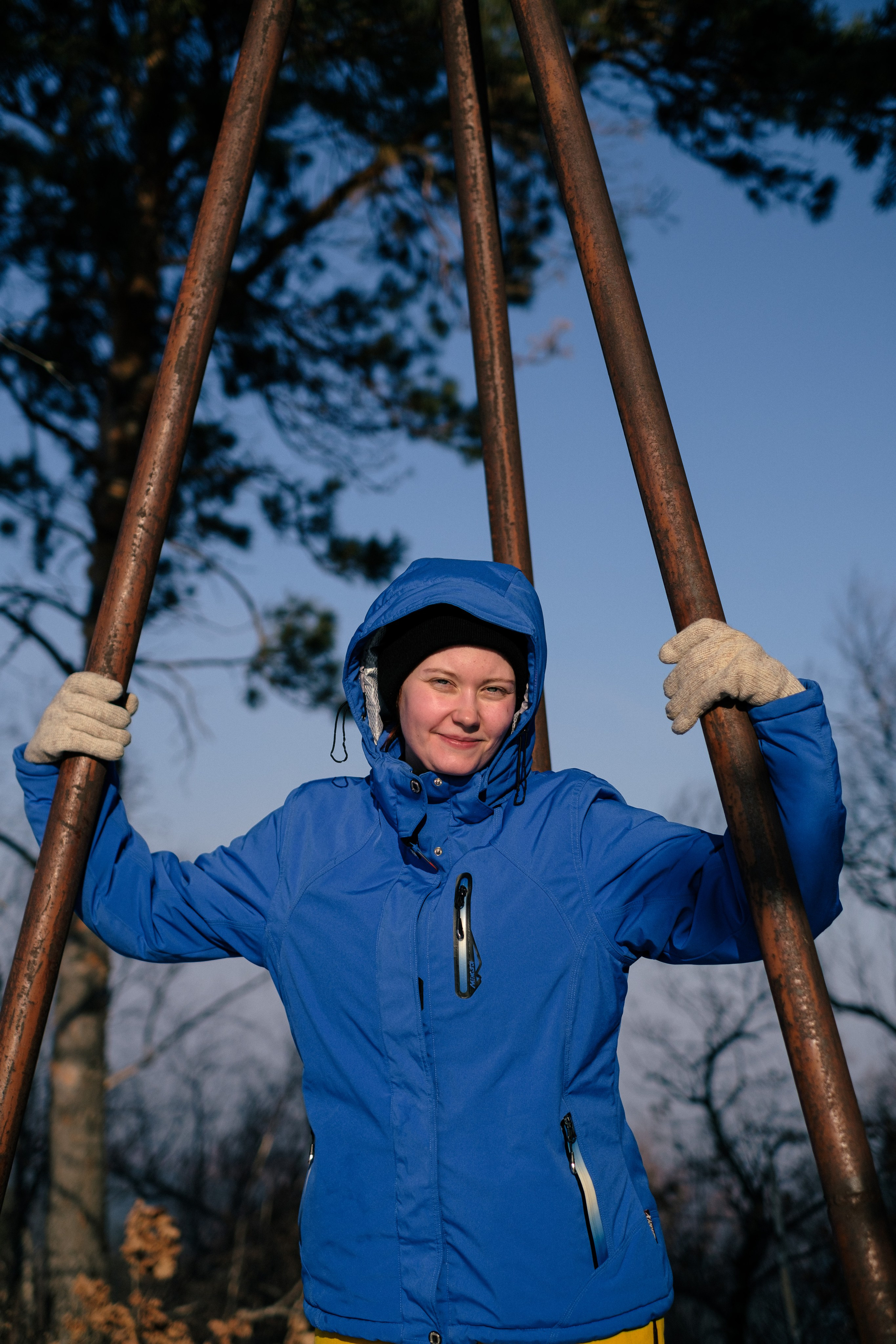 Мухинский лес зимой. Фотограф Благовещенска Яна