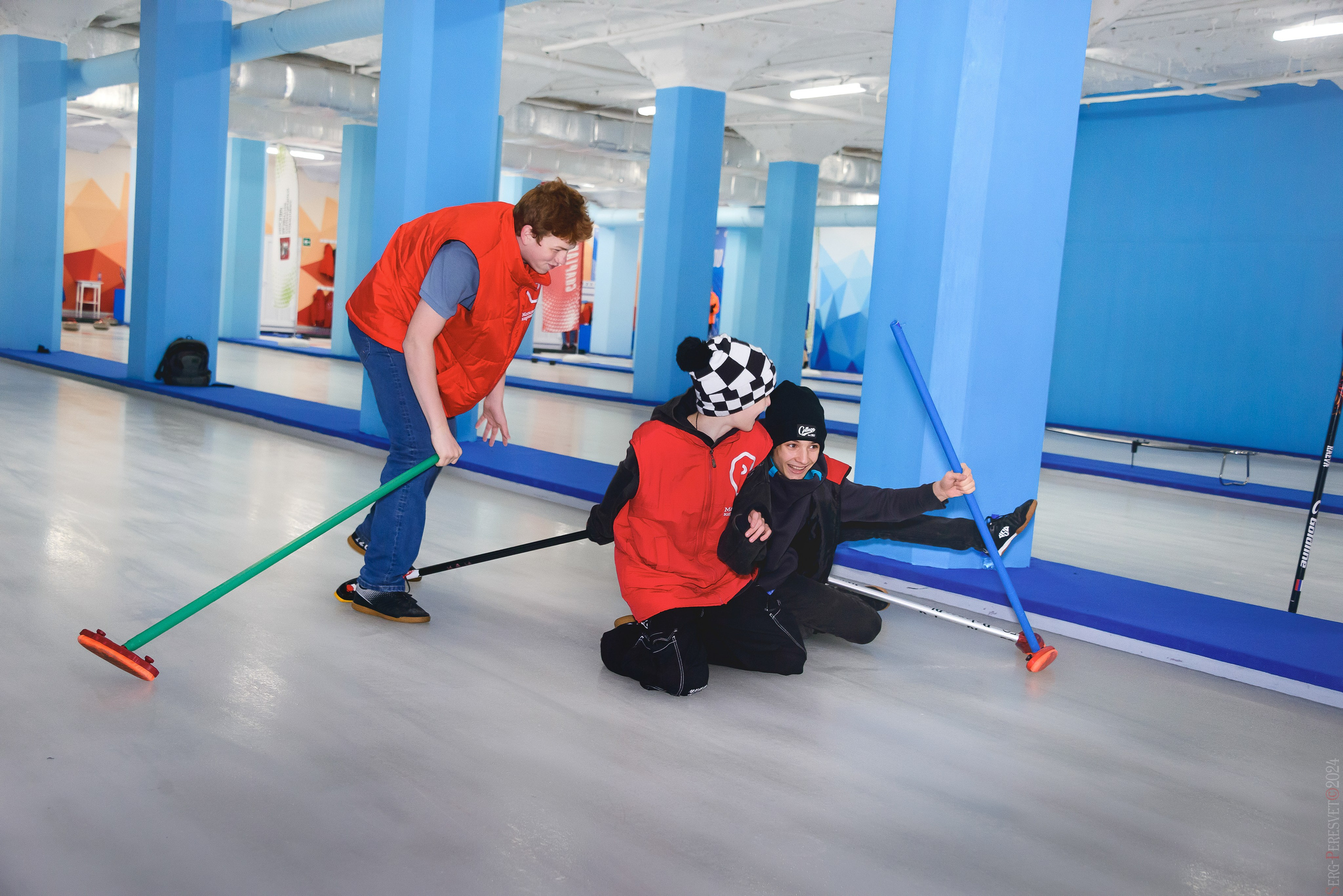 Кёрлинг, детский день рождения, Московский кёрлинг клуб. Ваш фотограф на праздник в Москве, Раменском, Жуковском, Люберцах