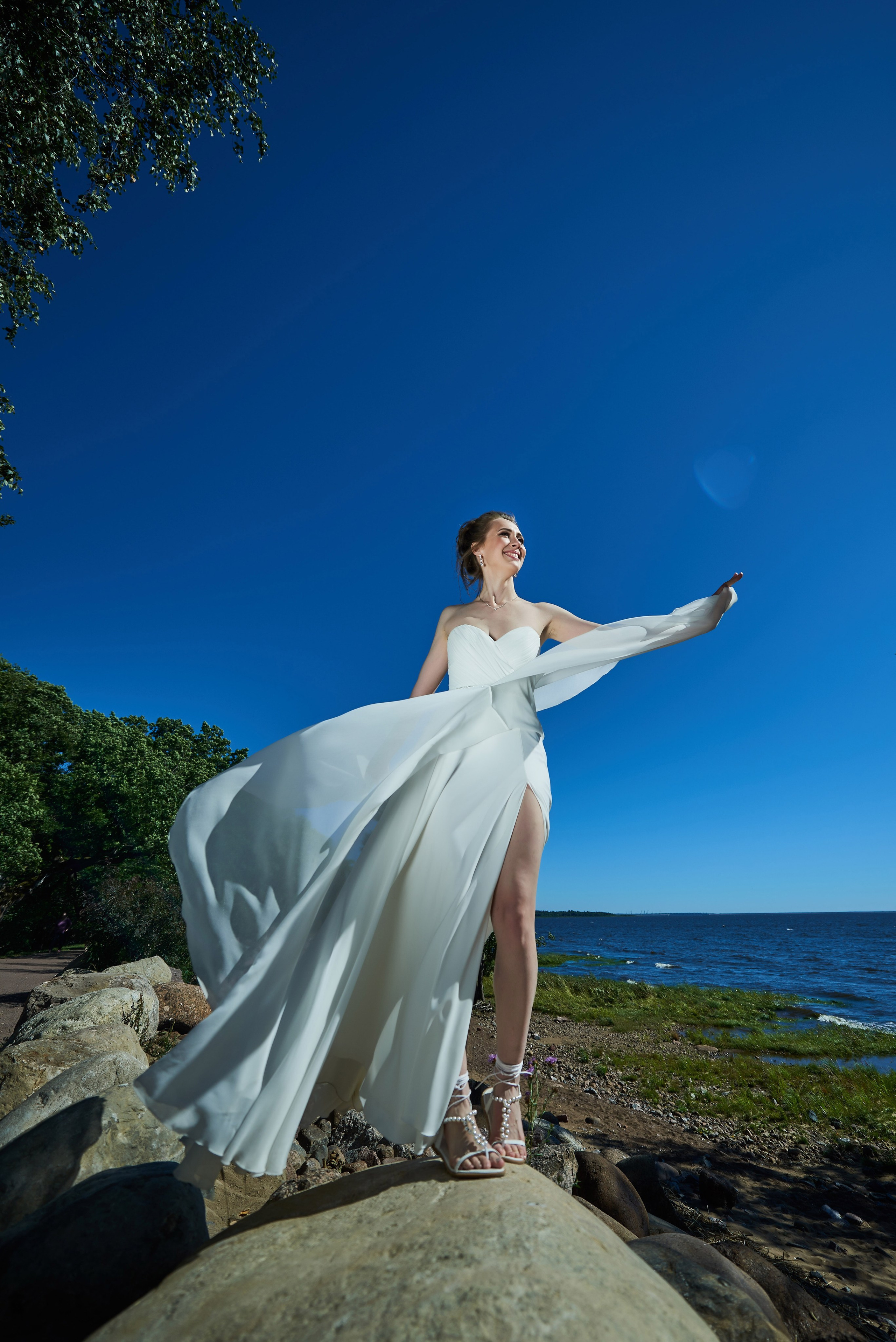 Александра и Вячеслав (фотосессия на берегу Финского залива в парке Дубки в Сестрорецке). Портретный, семейный и свадебный фотограф в Санкт-Петербурге и в Пушкине Ширяев Денис