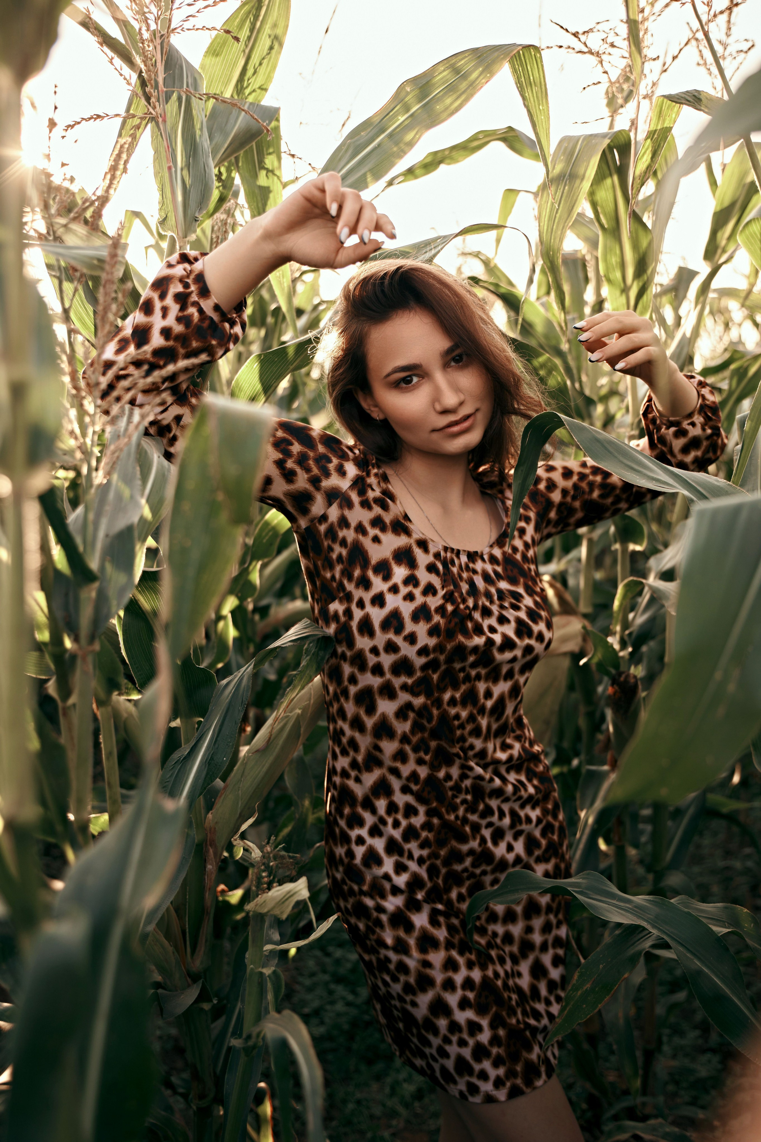 Fashion на кукурузном поле. Фотограф Алексей Яковлев