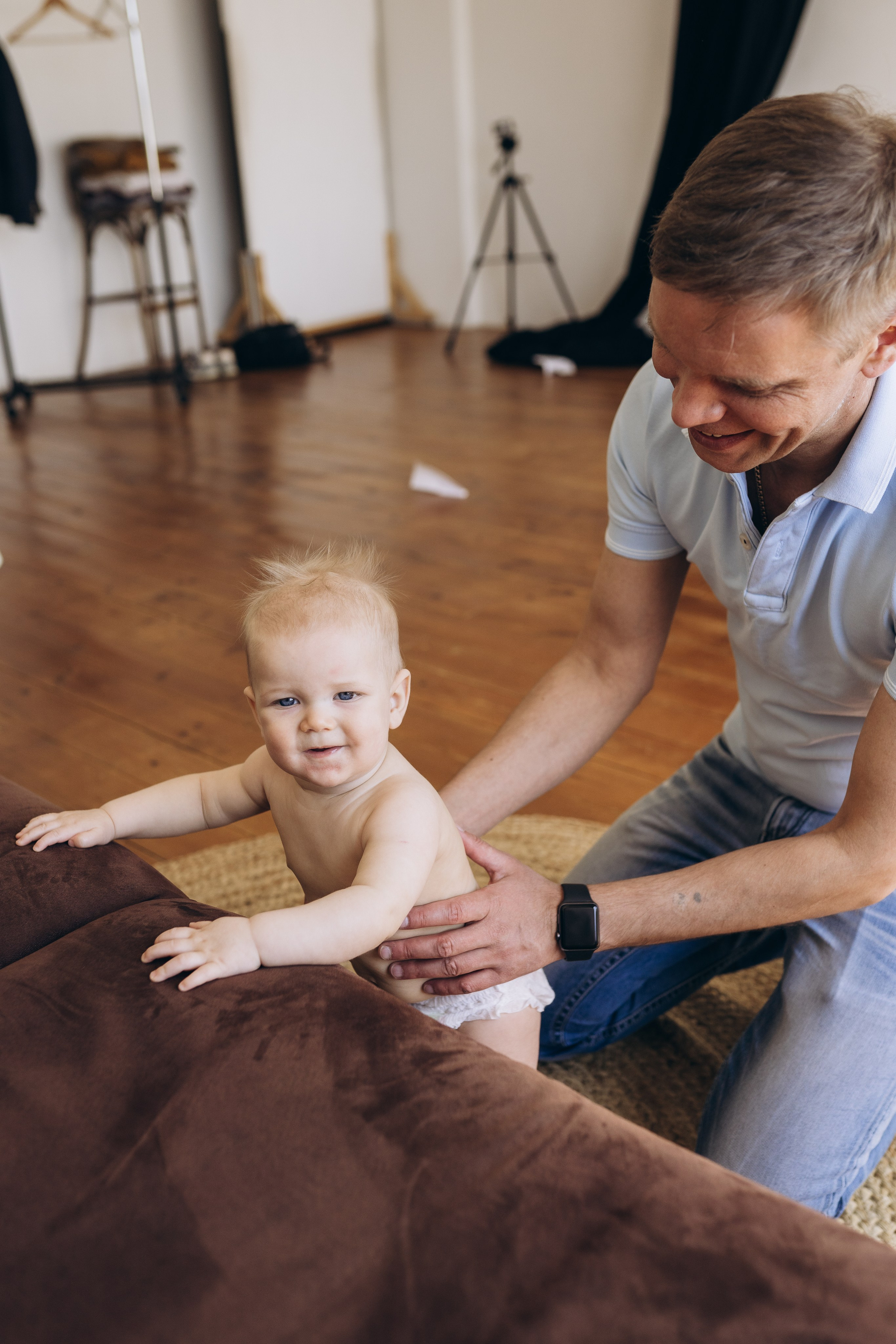 Семейная фотосессия в студии в Москве, семейный фотограф Анна Полушина. Свадебный фотограф в Москве Анна Полушина