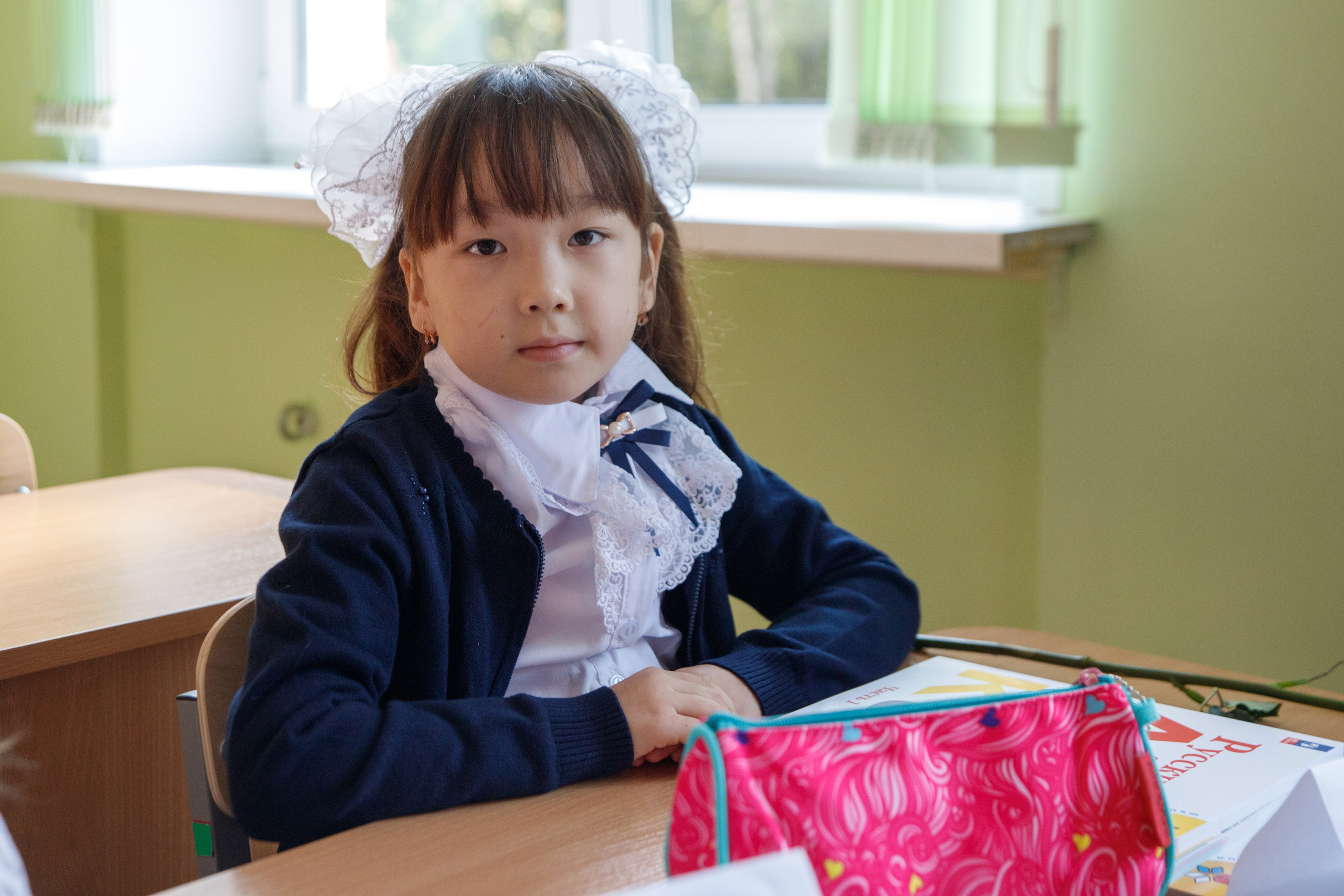 Репортажная съемка первого сентября для первоклассников. Семейный и школьный фотограф в Москве Анна Ткач