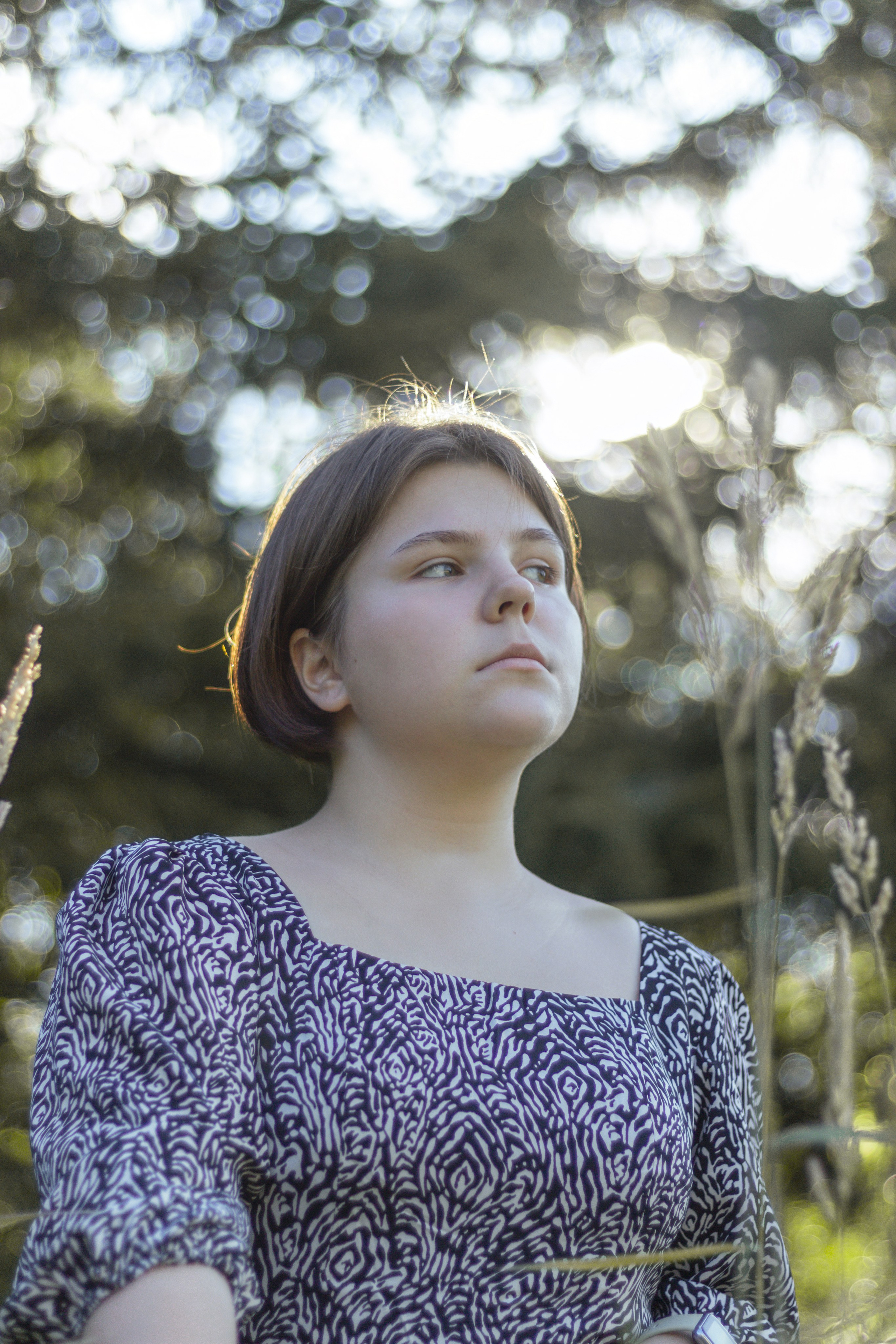 Валерия в поле. Портретный и репортажный фотограф в Кемерово Алексеева Анастасия