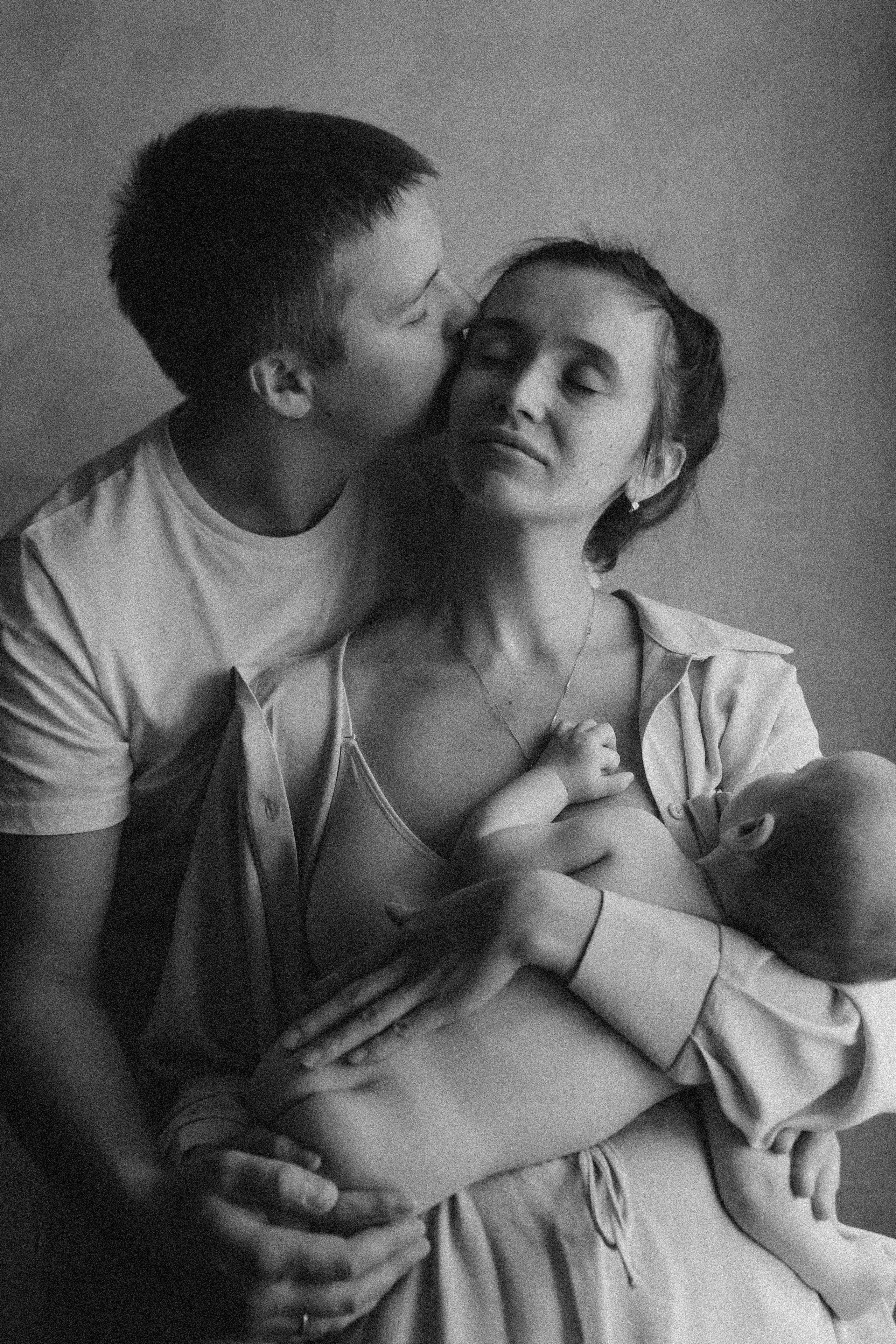Миша, Алена и Илья. Семейный фотограф • Домашние съемки в Нижнем Новгороде