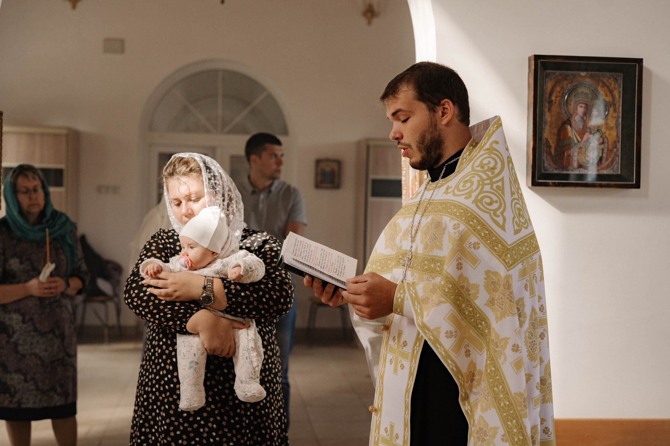 Крещение Александры. Свадебный и семейный фотограф в Калуге Анна Киреева
