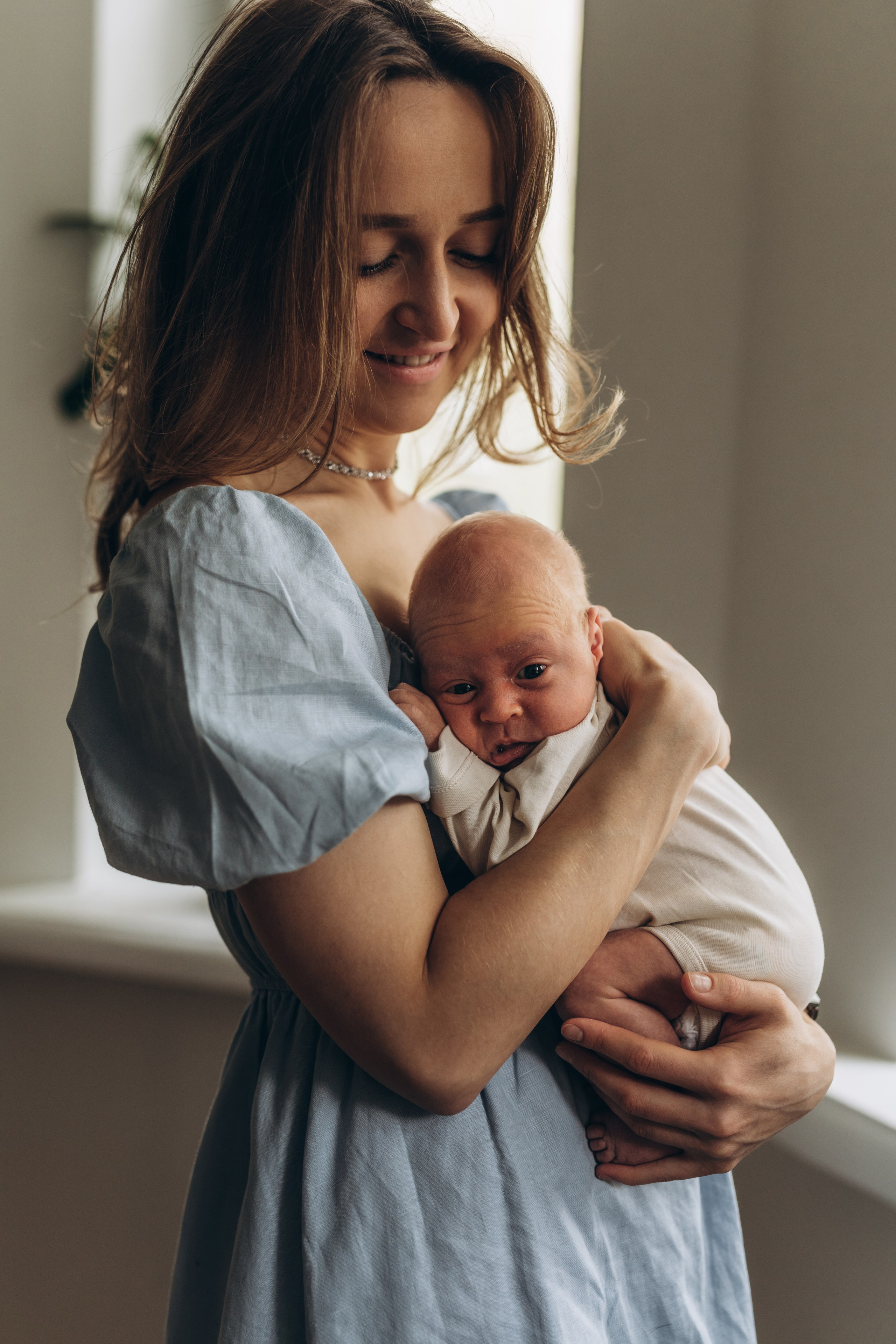 Новорожденный малыш Сева