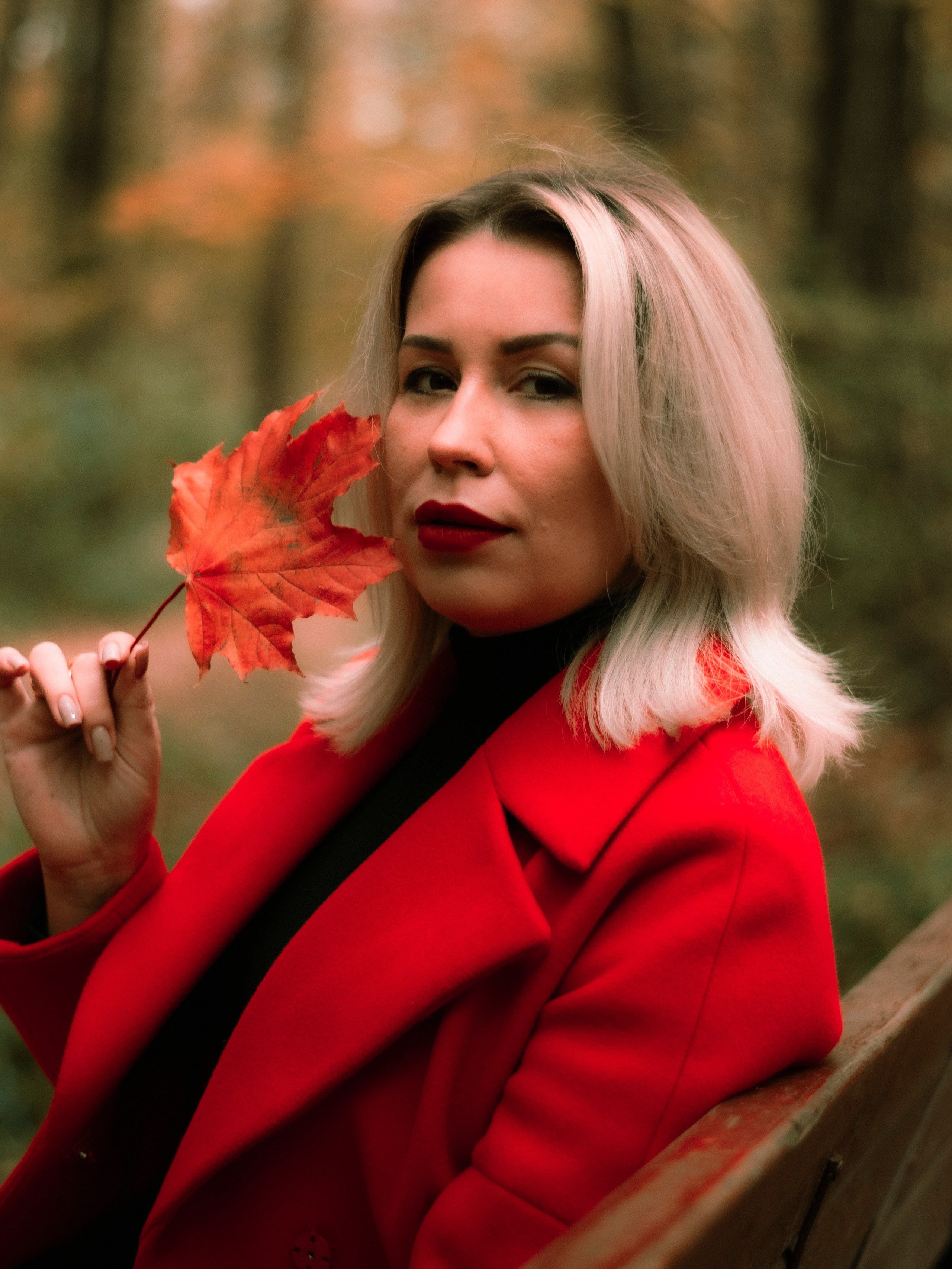 Anya — Autumn Forest. Портретный фотограф Москва Белогорцев Сергей