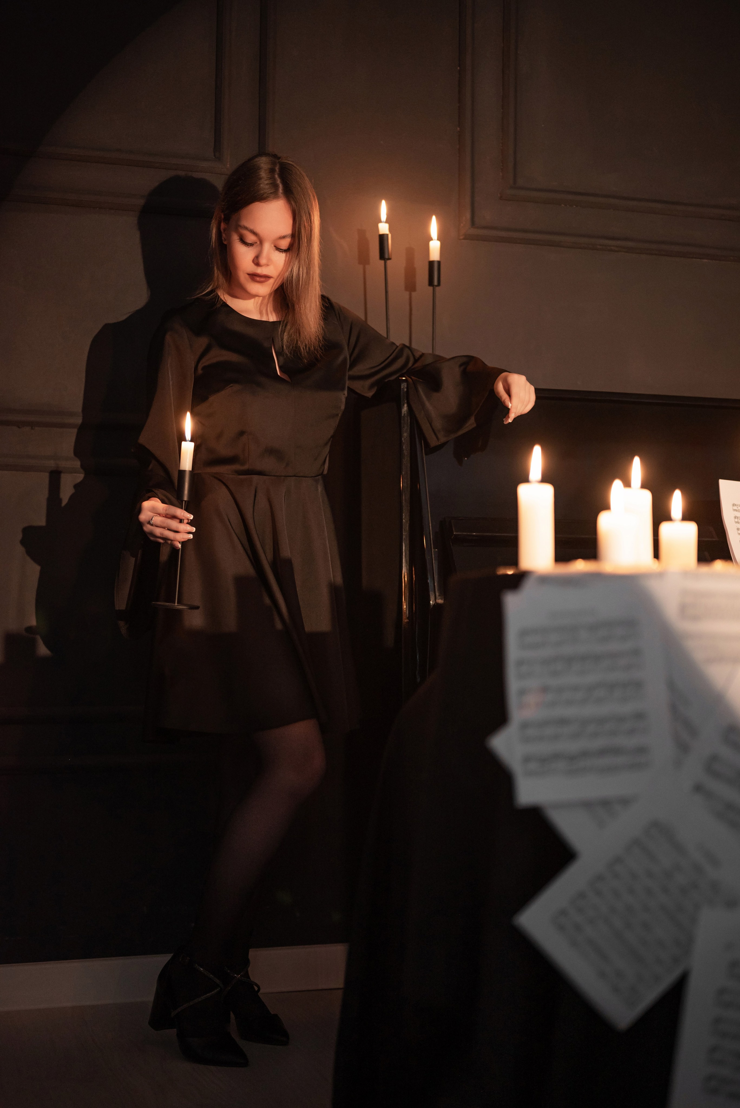 Фотопроект *Свечи и пианино*. Фотограф в городе Салават