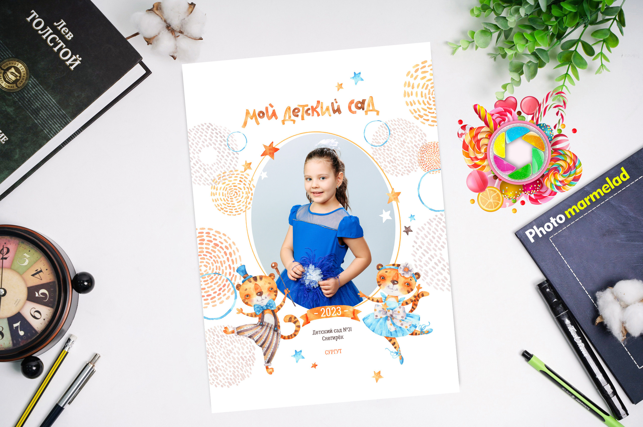 Выпускные альбомы для детских садов. Семейный и детский фотограф в Нефтеюганске Виктория Кудрявцева