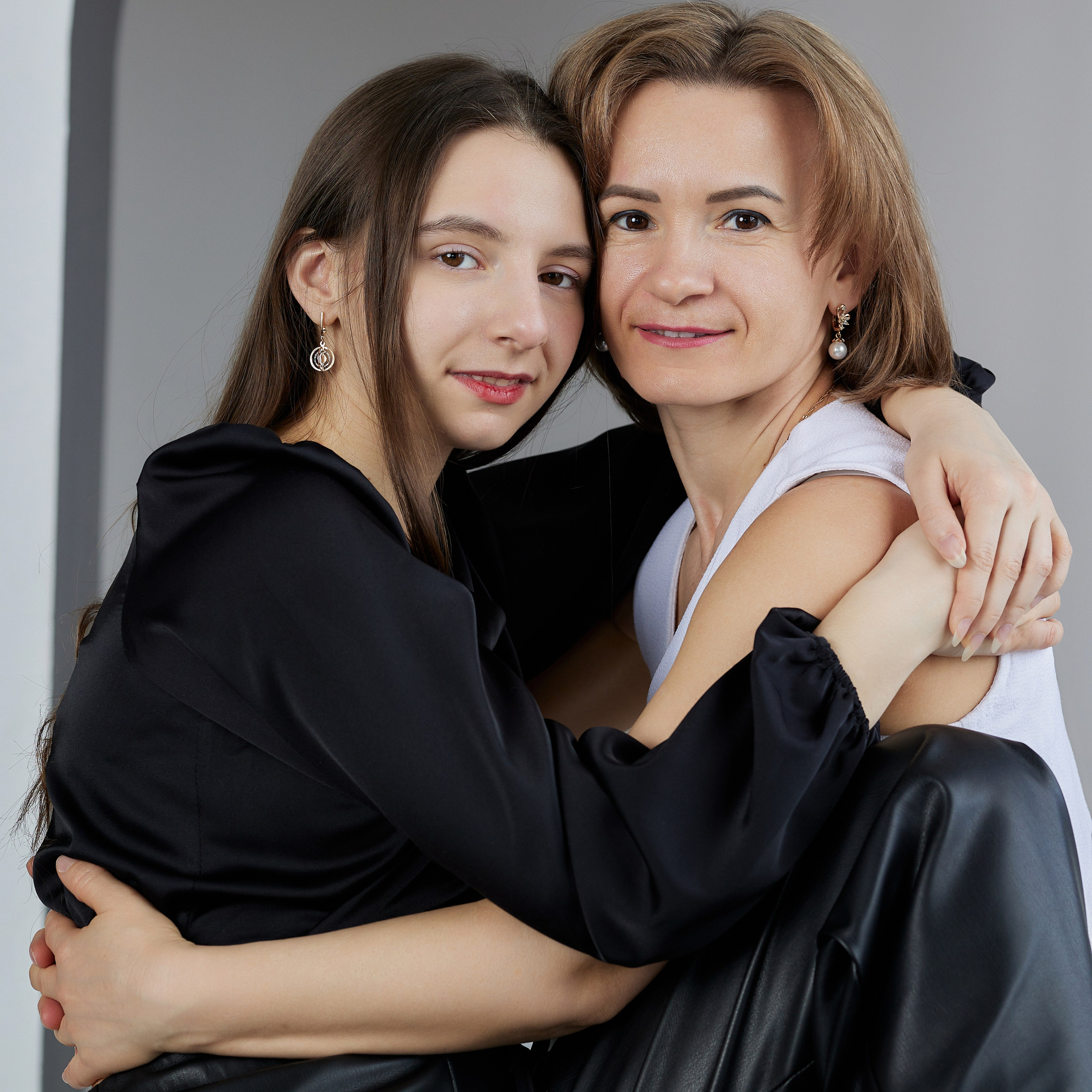 Настя и мама Елена