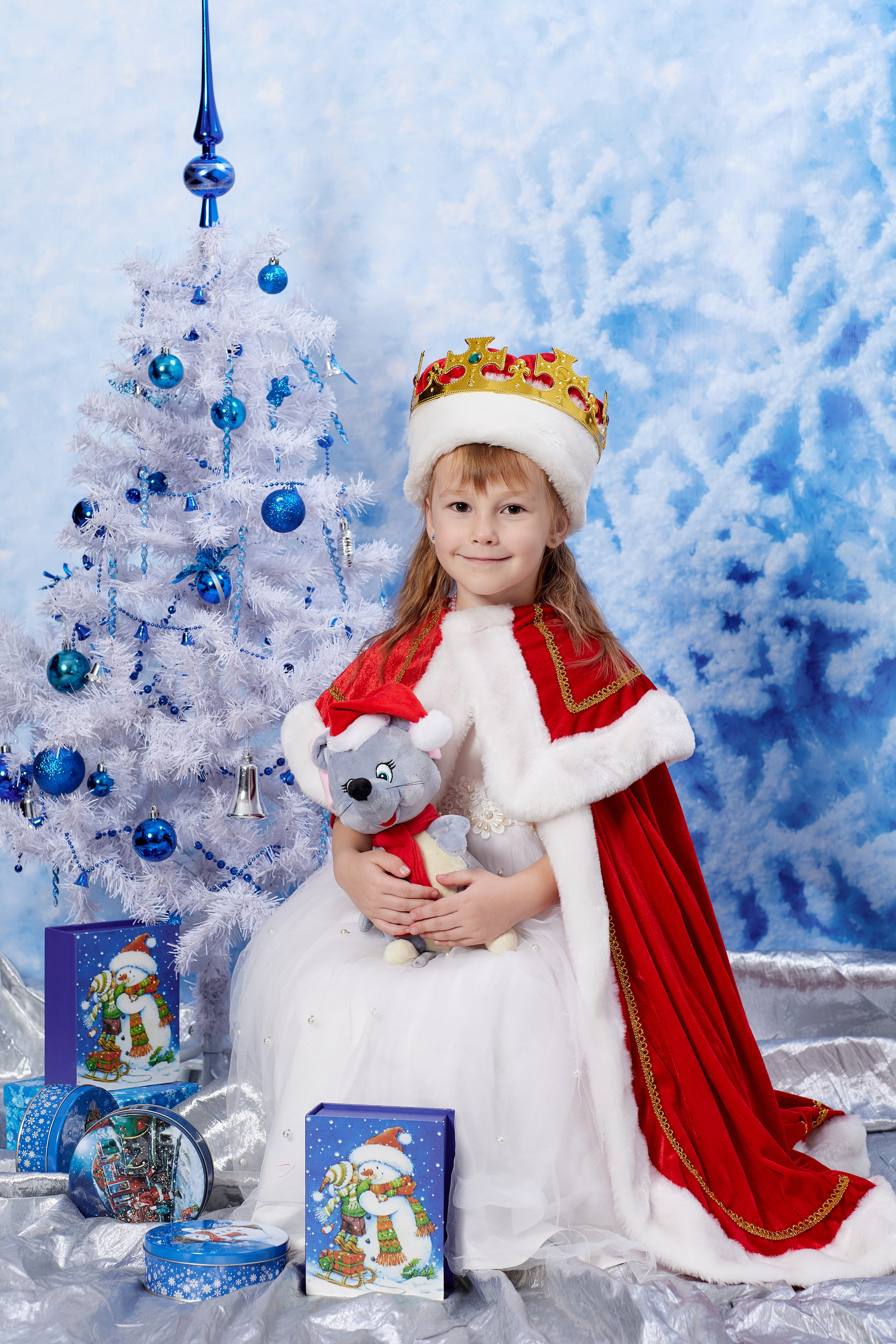 Морозный замок. Детская выездная фотостудия