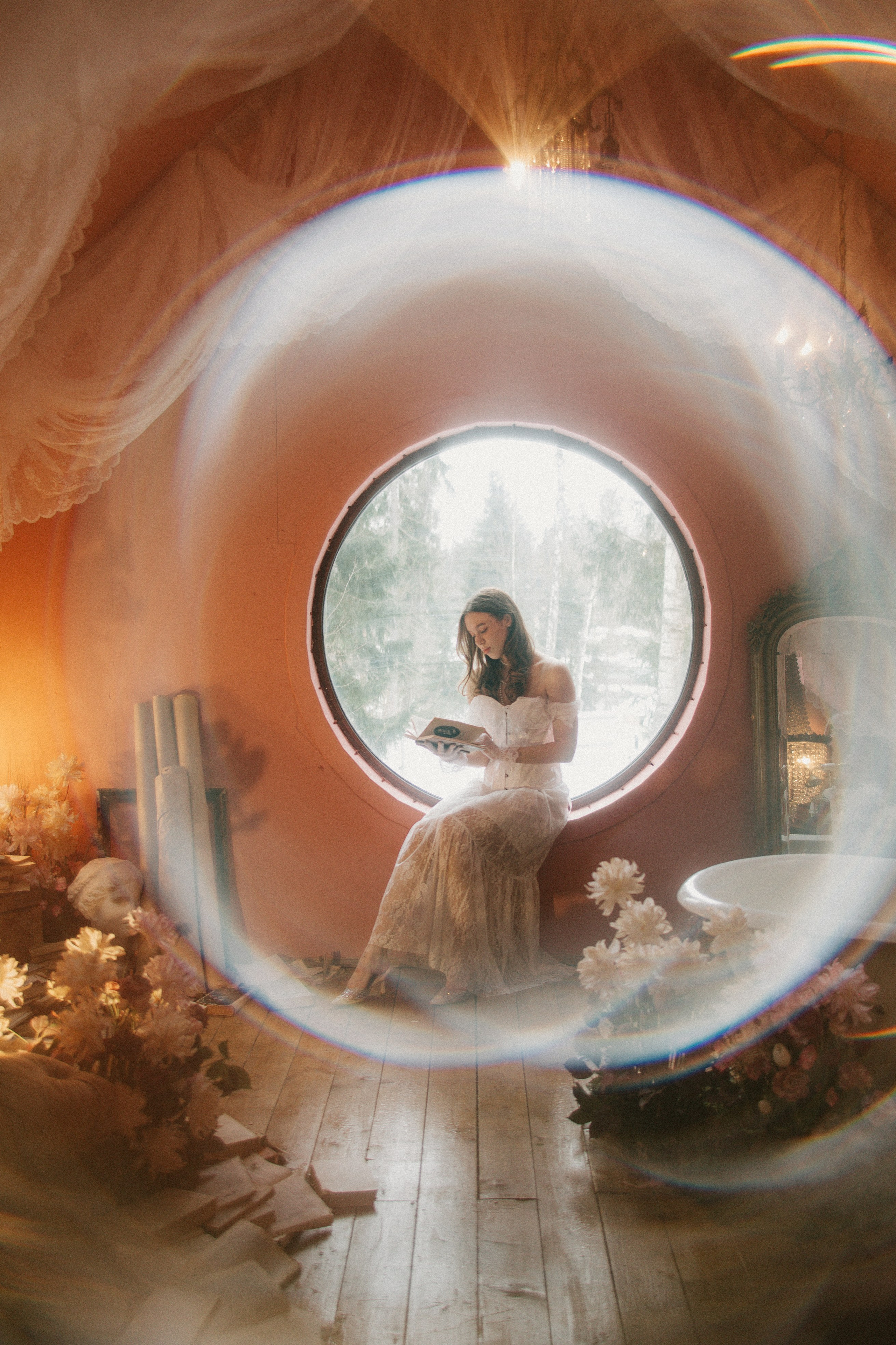 Женский портрет. Фотограф Валентина Волкова. Москва, Апрелевка, Переделкино