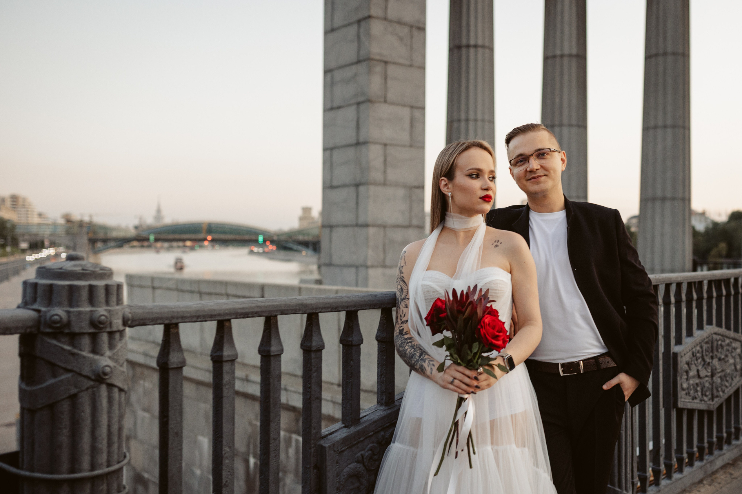 Арбат и набережная. Свадебный фотограф Курзина Ольга | Москва