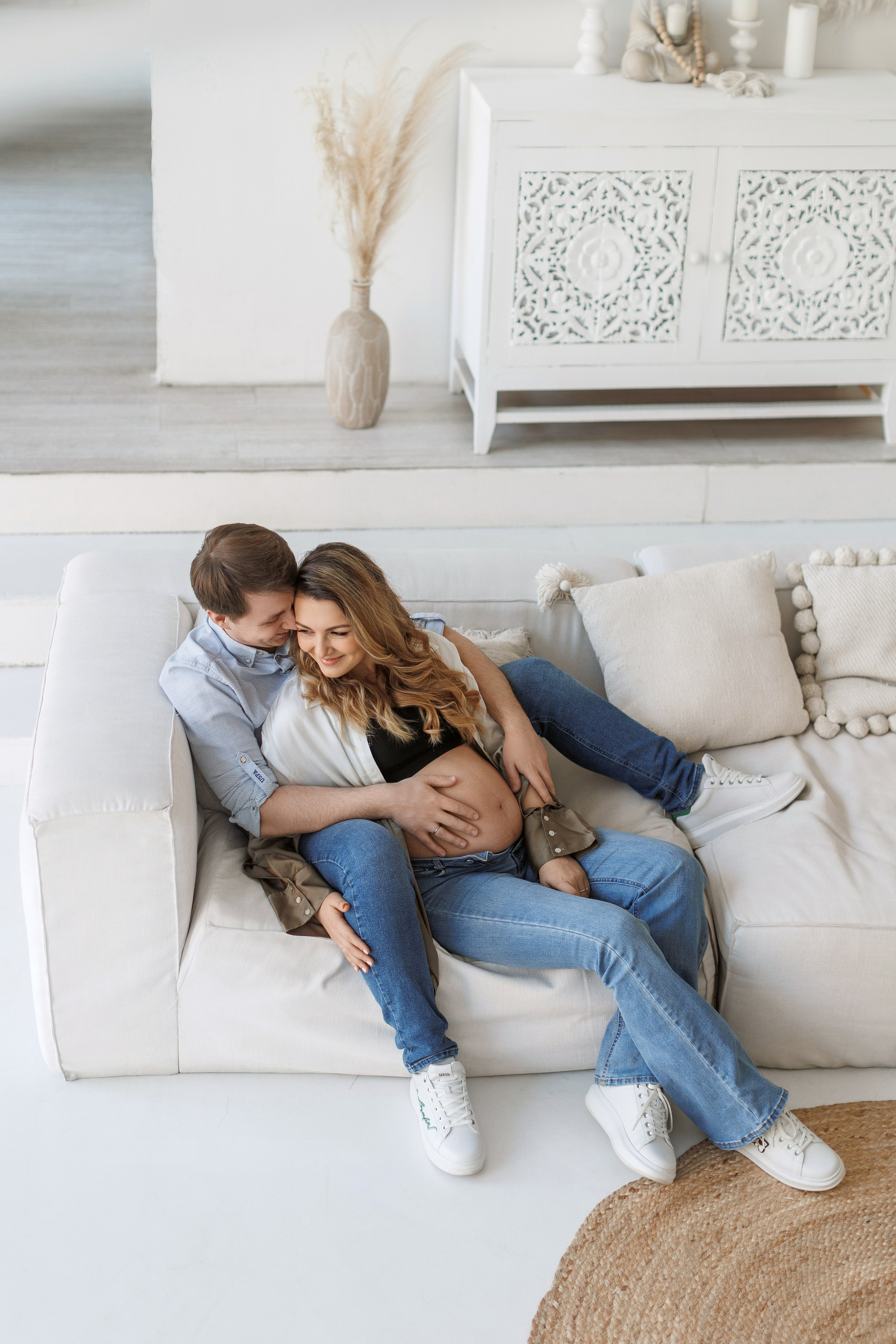 Фотосессия беременности. Фотосессии в фотостудии Мимика Москва