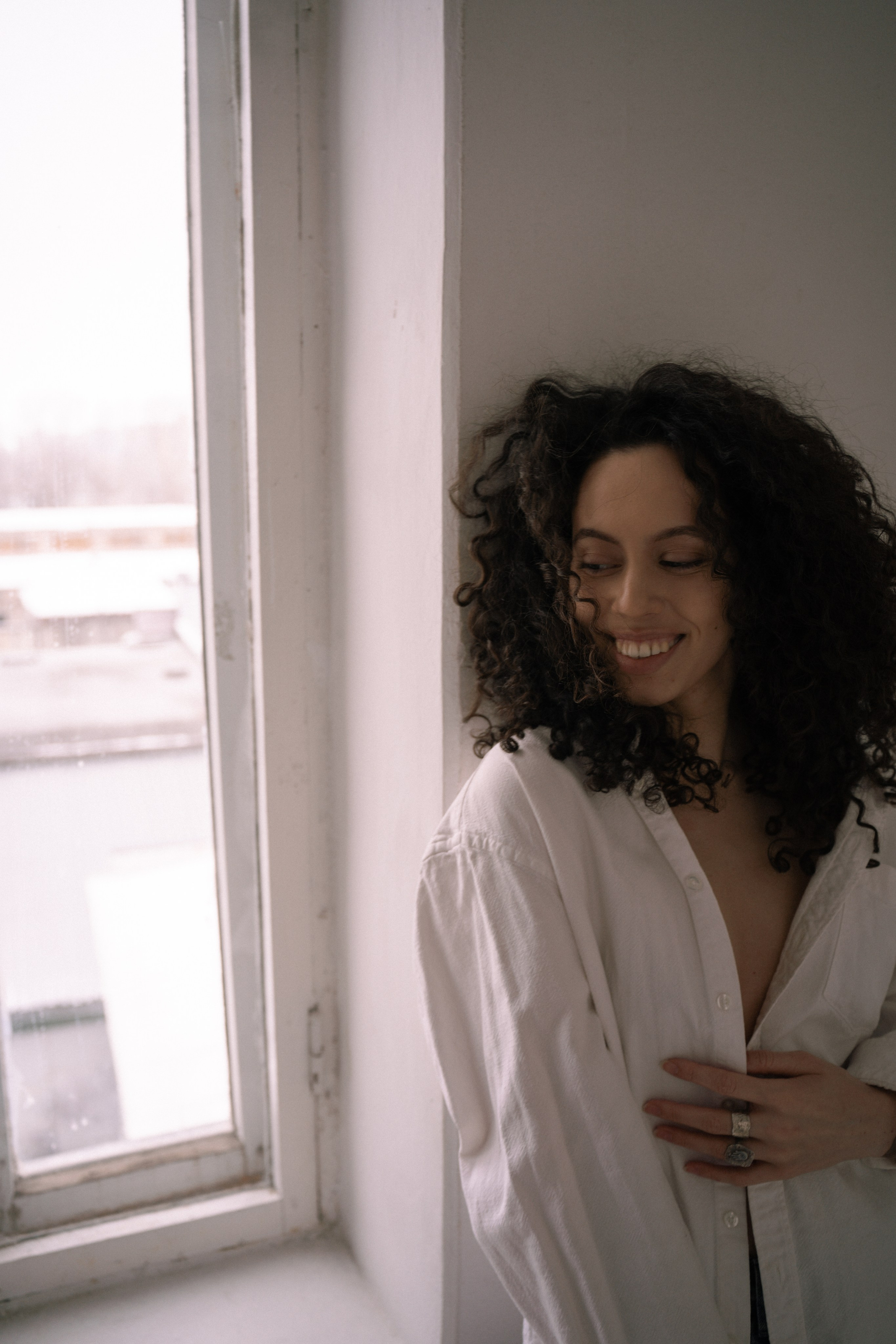 Фотосессия для кудрявой девушки