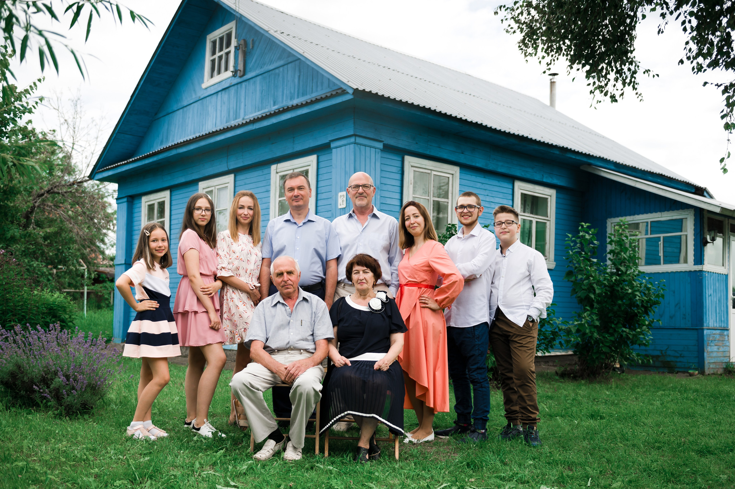 Три поколения. Фотограф Егоров Констанин