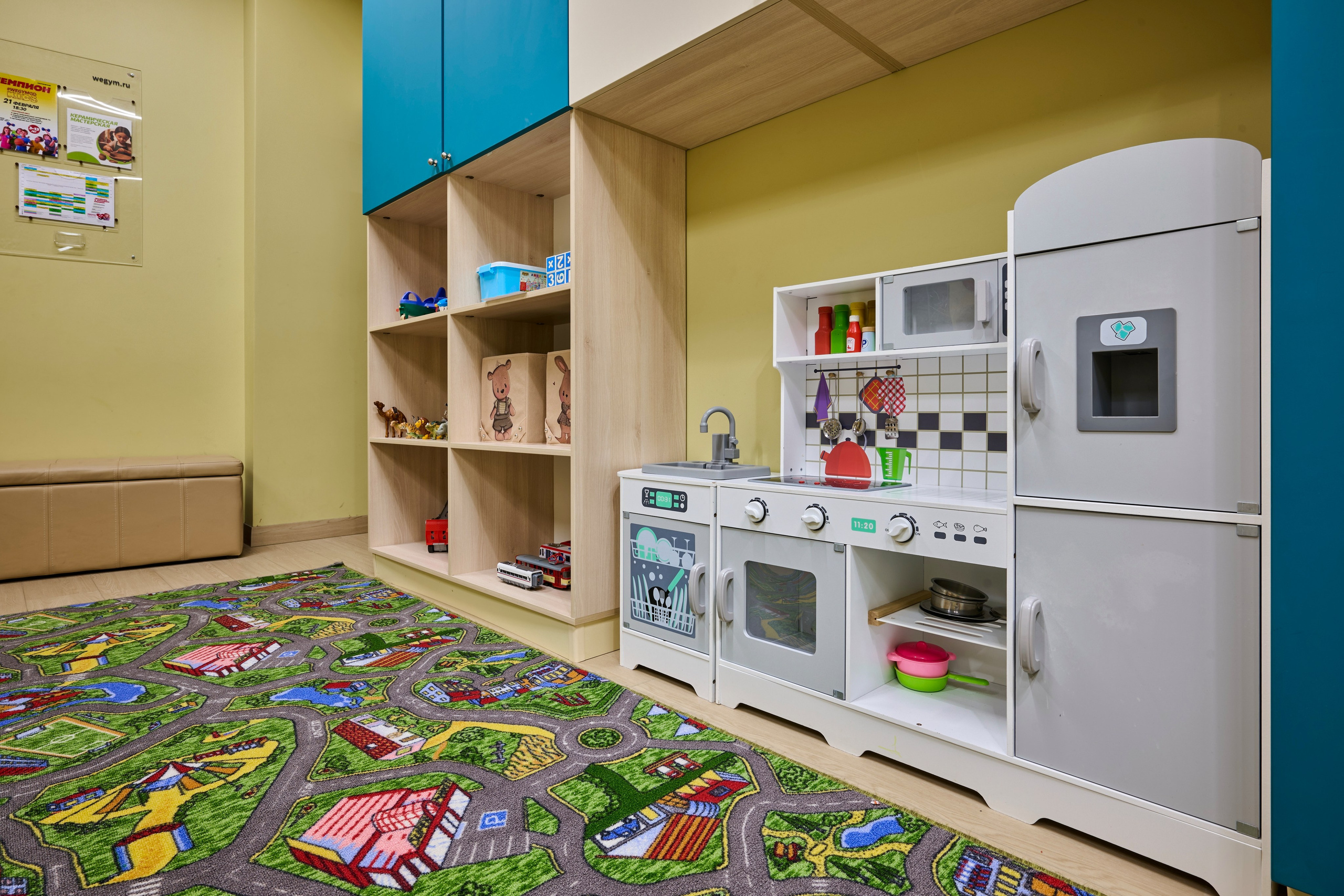 Интерьерная съемка фитнес цента WeGym Кутузовский. Спортивный фитнес фотограф-видеограф Алексей Нестеров