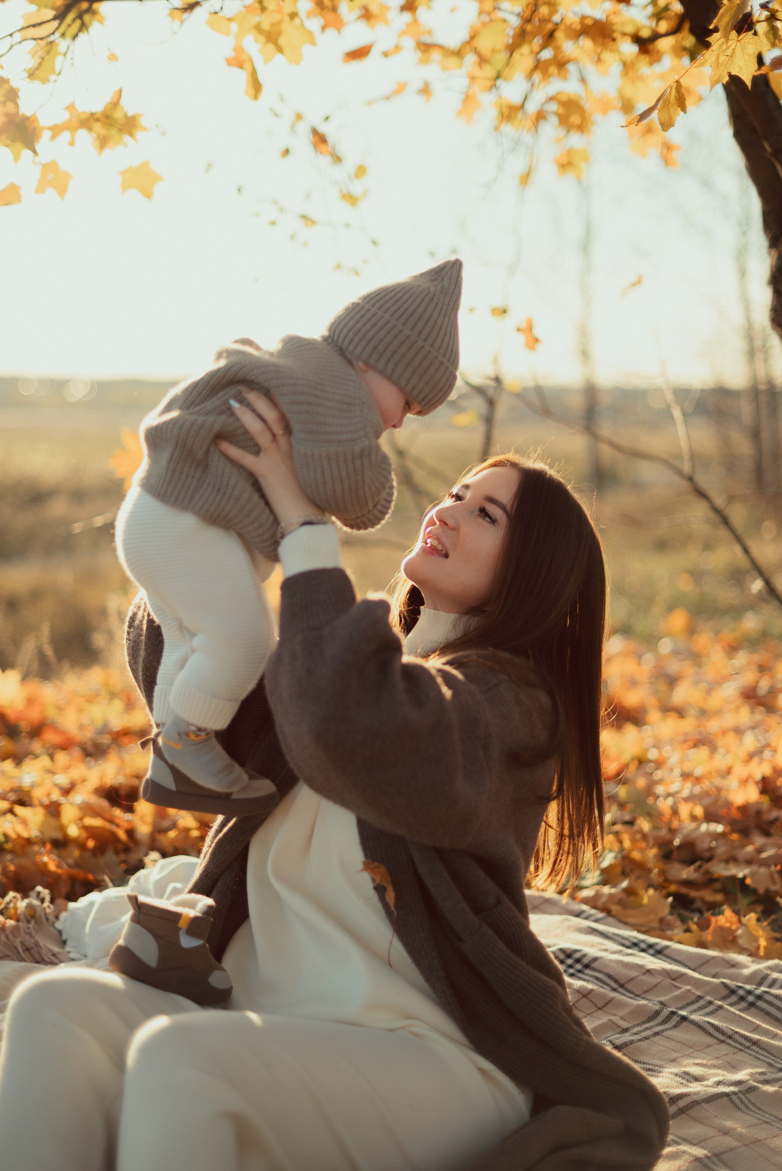 Мамочки осенью. Семейный и детский фотограф в Щелково Алена Дробот