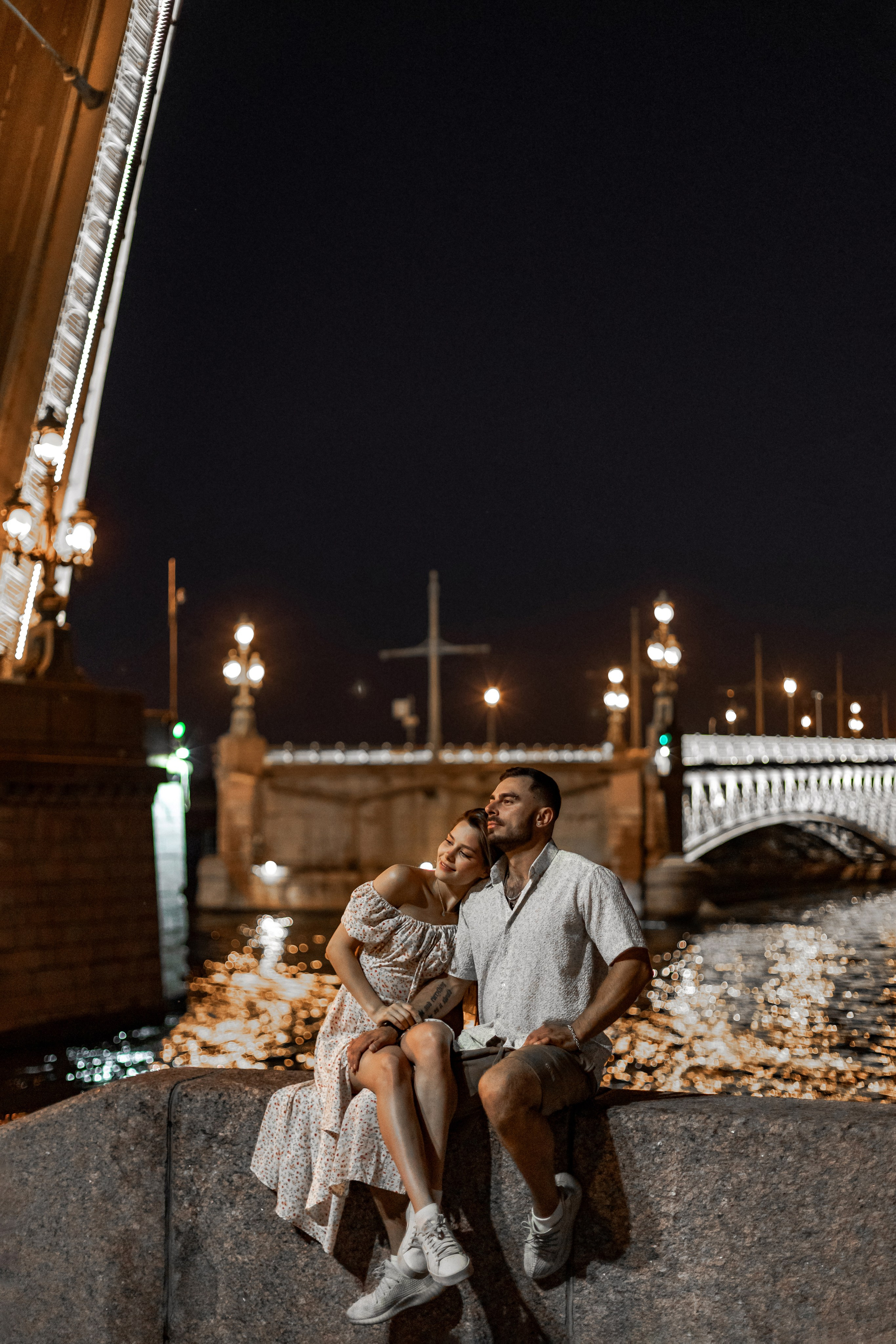 Ночь. Мосты. Любовь. Свадебный и портретный фотограф в Санкт-Петербурге Надежда Чечулина