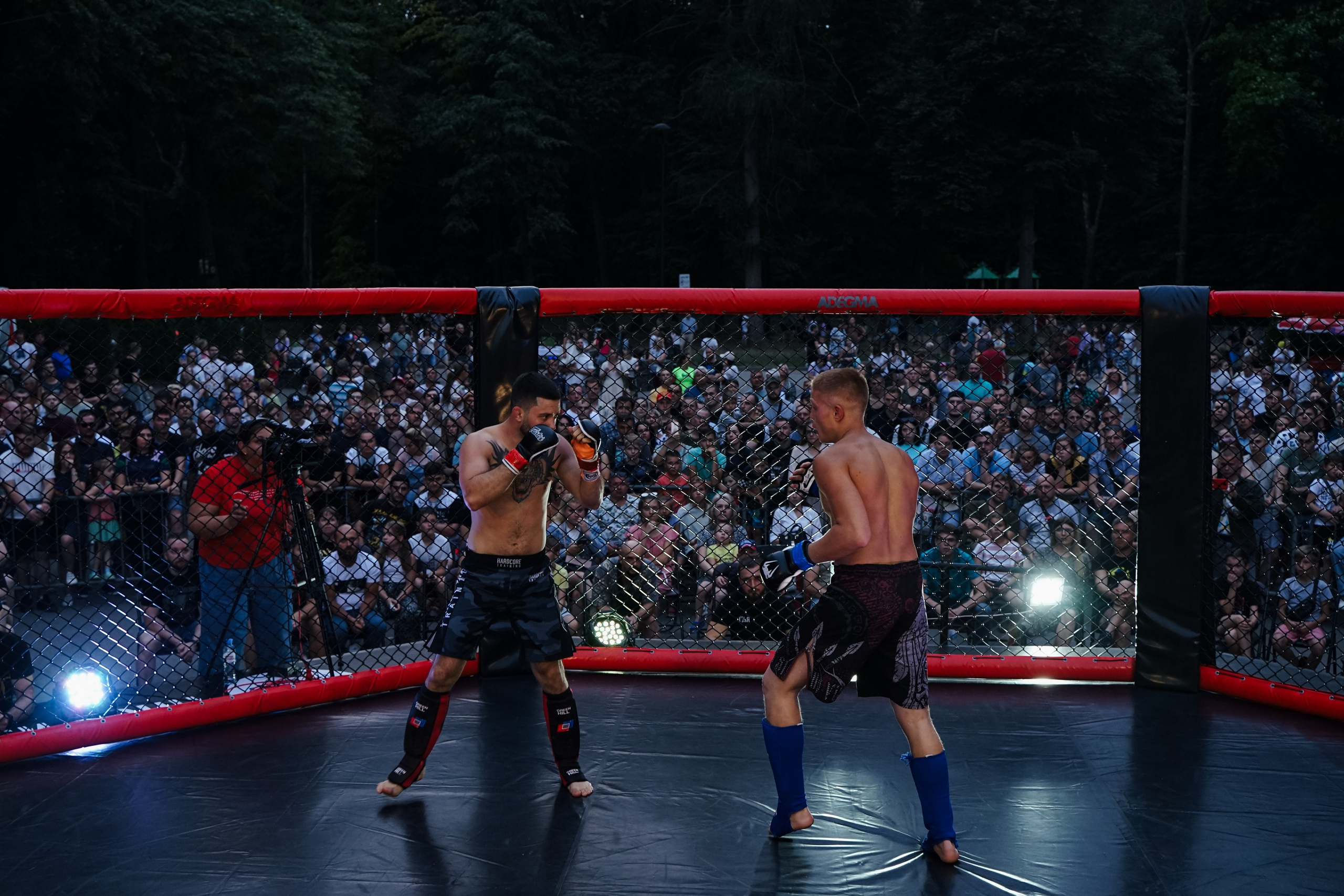 Вечер боев в ЦПКиО. Фотограф Надежда Погребняк | Рязань | Москва