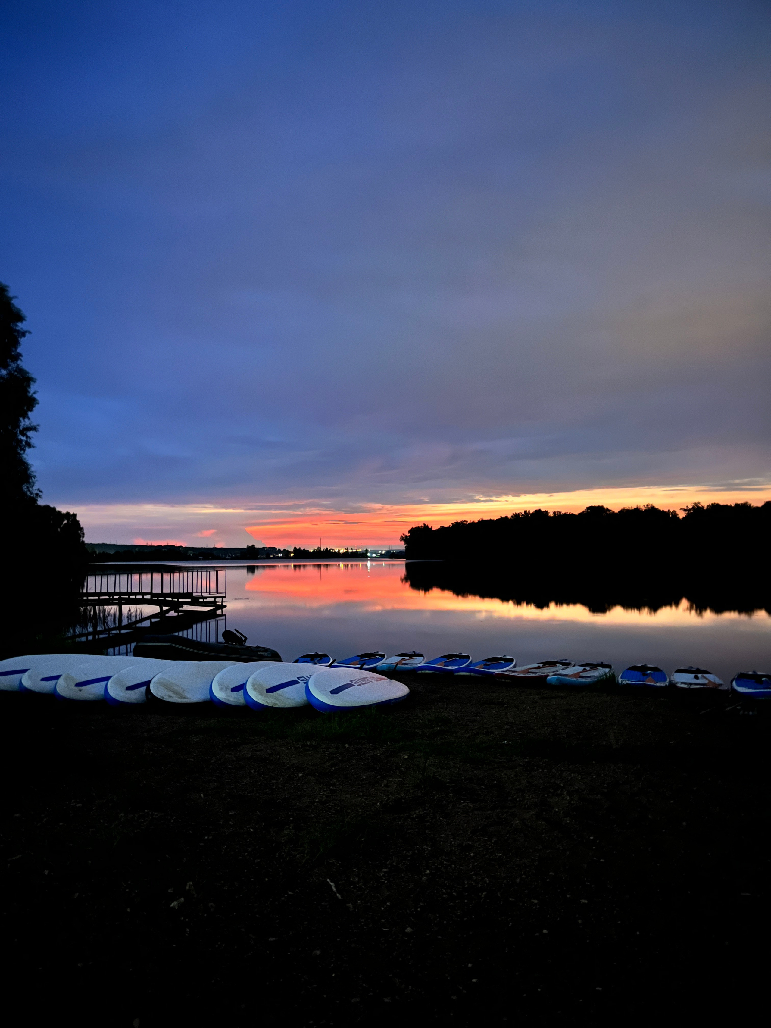 Рассветы на сапбордах в Уфе